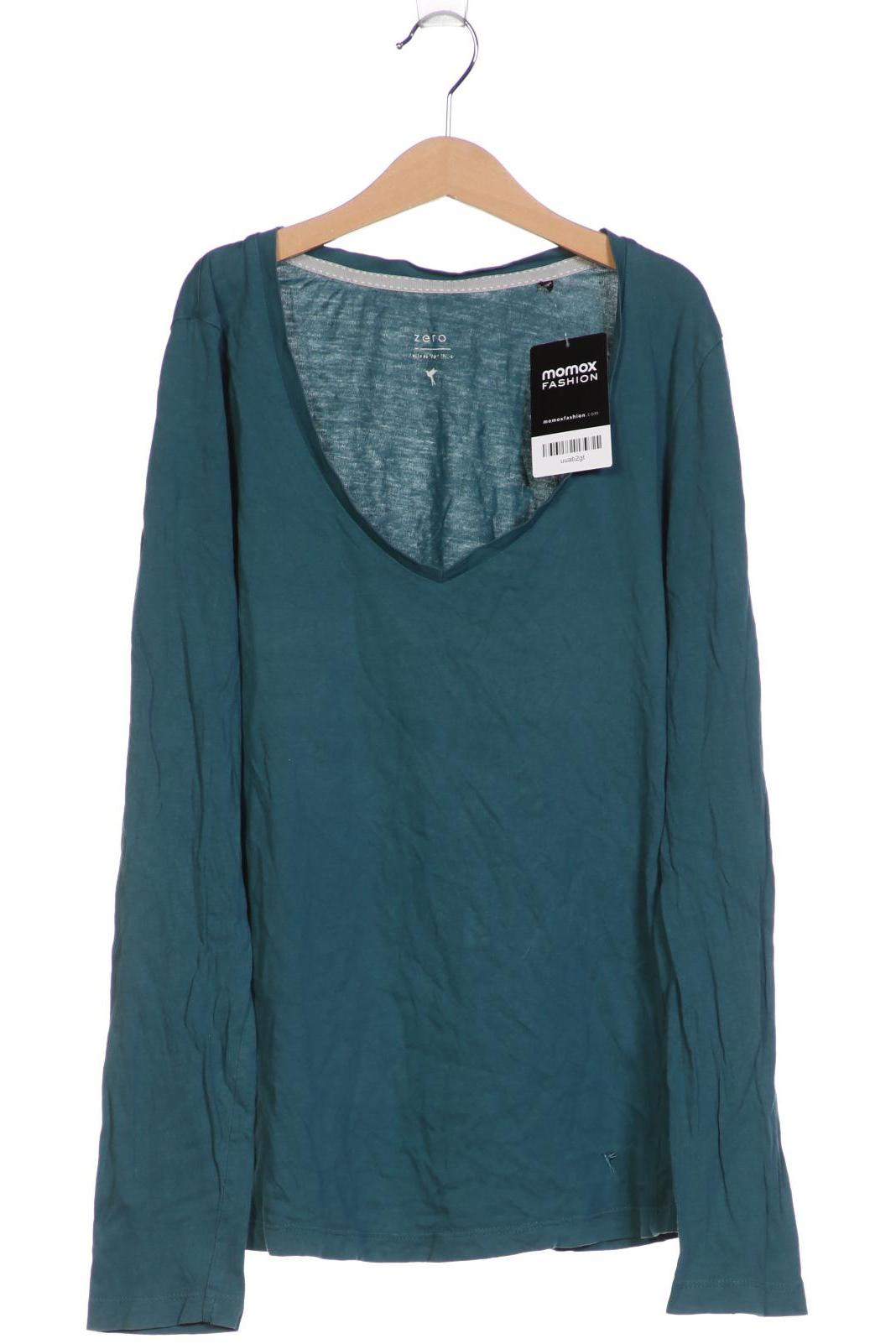 

Zero Damen Langarmshirt, türkis, Gr. 36