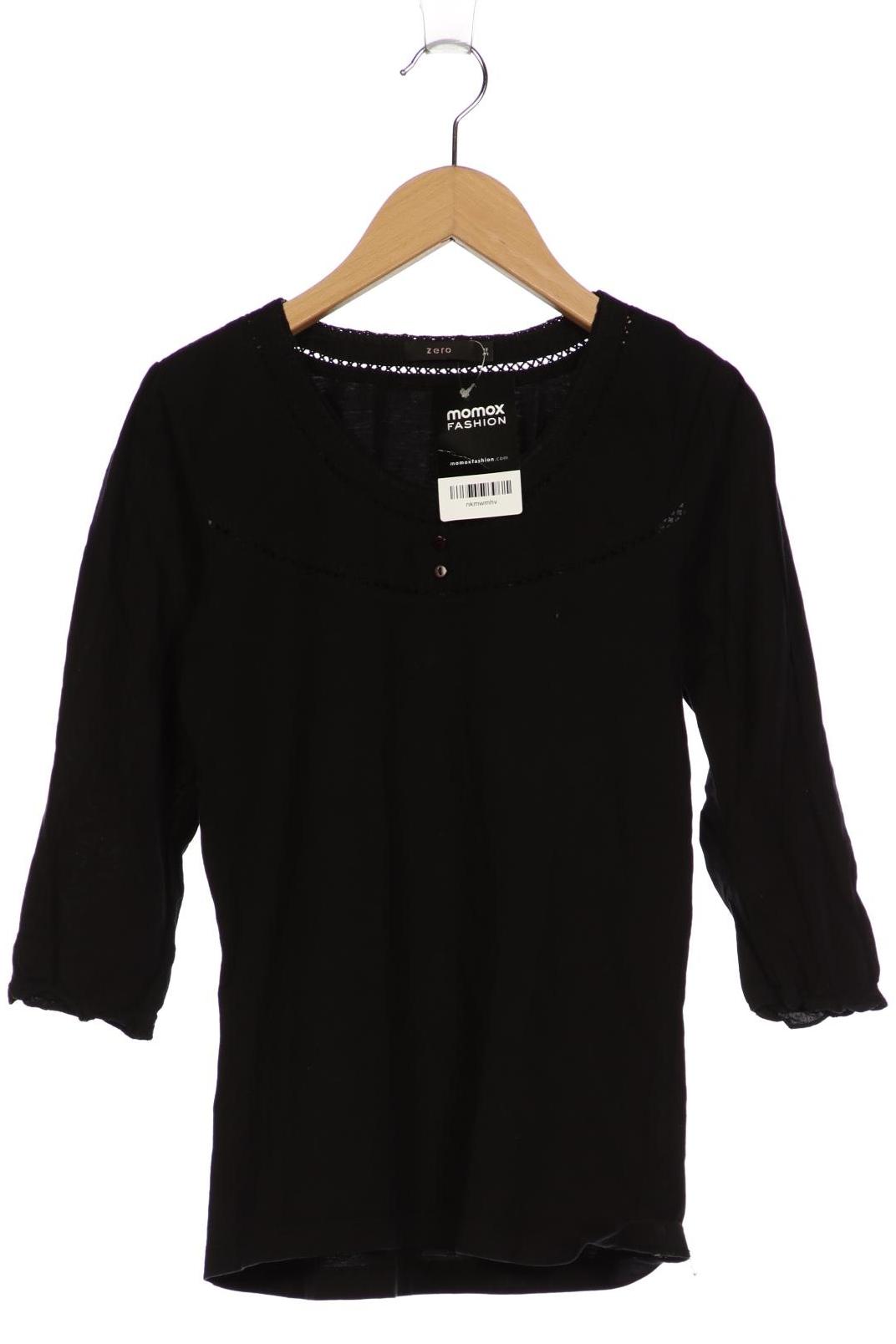 

Zero Damen Langarmshirt, schwarz, Gr. 34