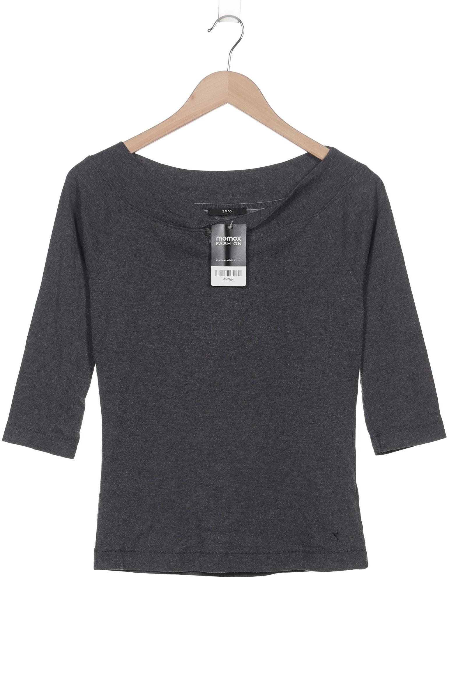 

Zero Damen Langarmshirt, grau, Gr. 40