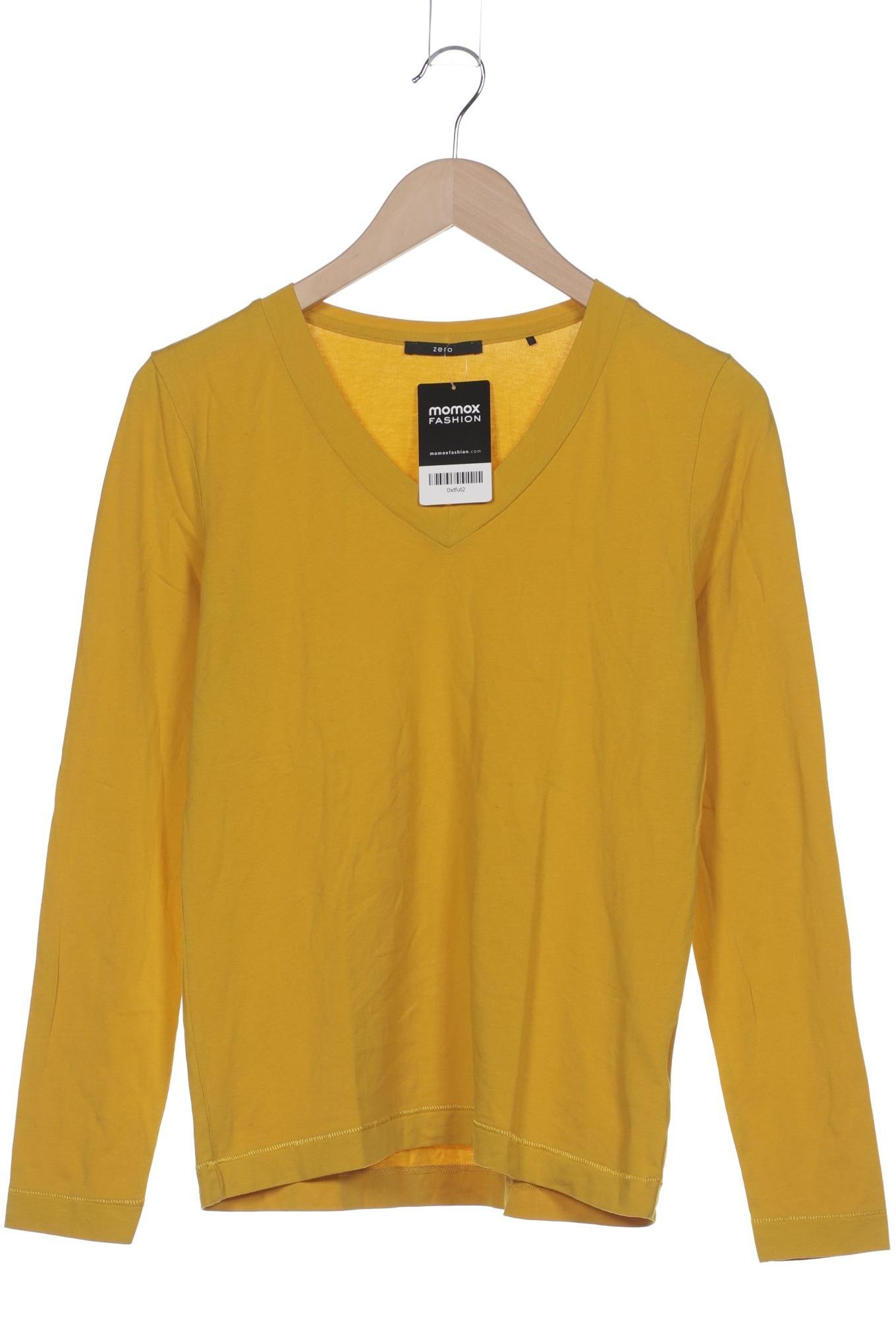 

Zero Damen Langarmshirt, gelb, Gr. 38