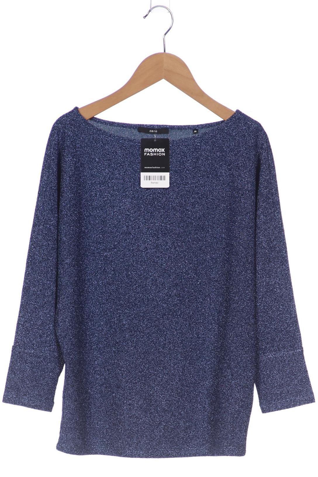 

Zero Damen Langarmshirt, blau, Gr. 36