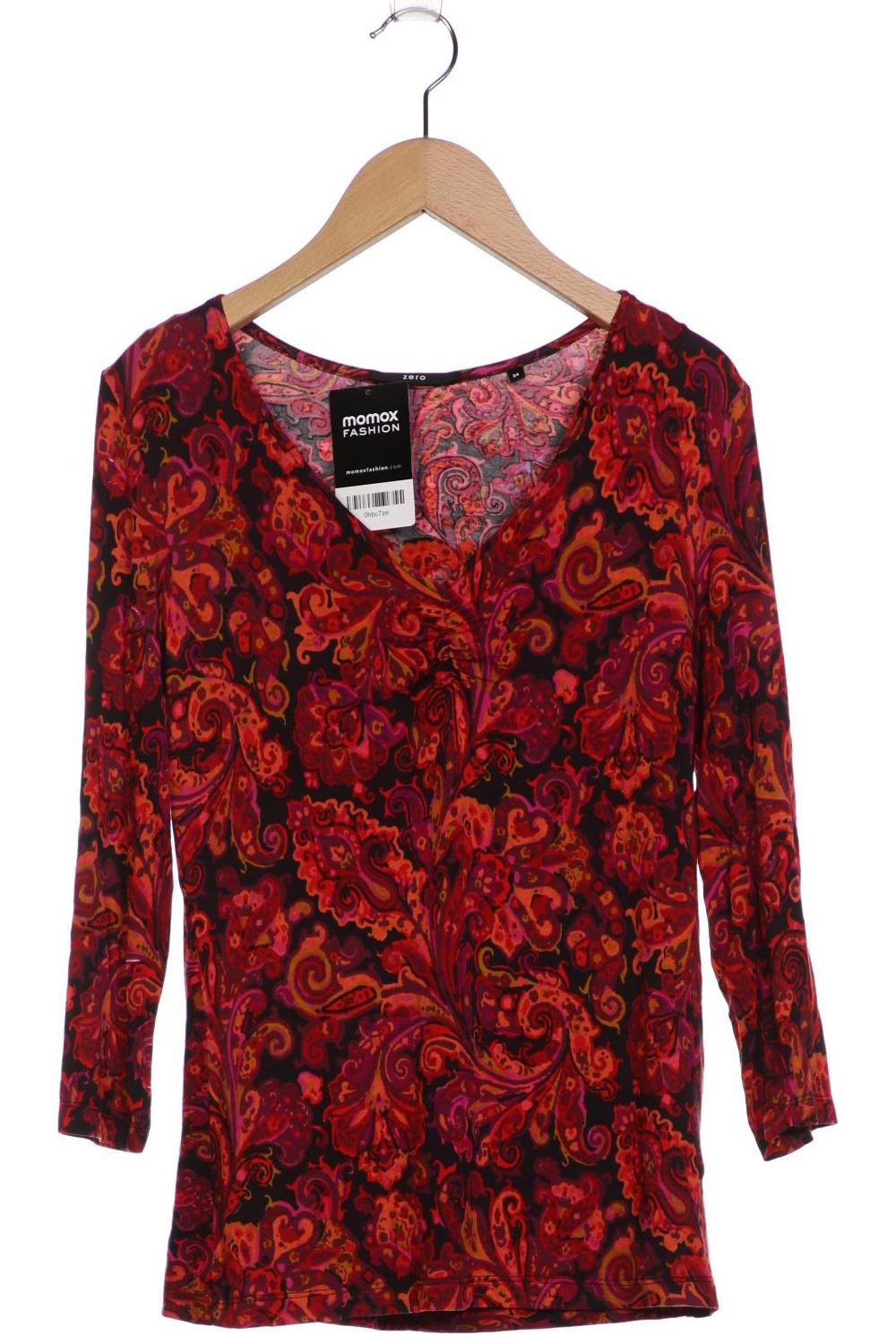 

Zero Damen Langarmshirt, rot, Gr. 34