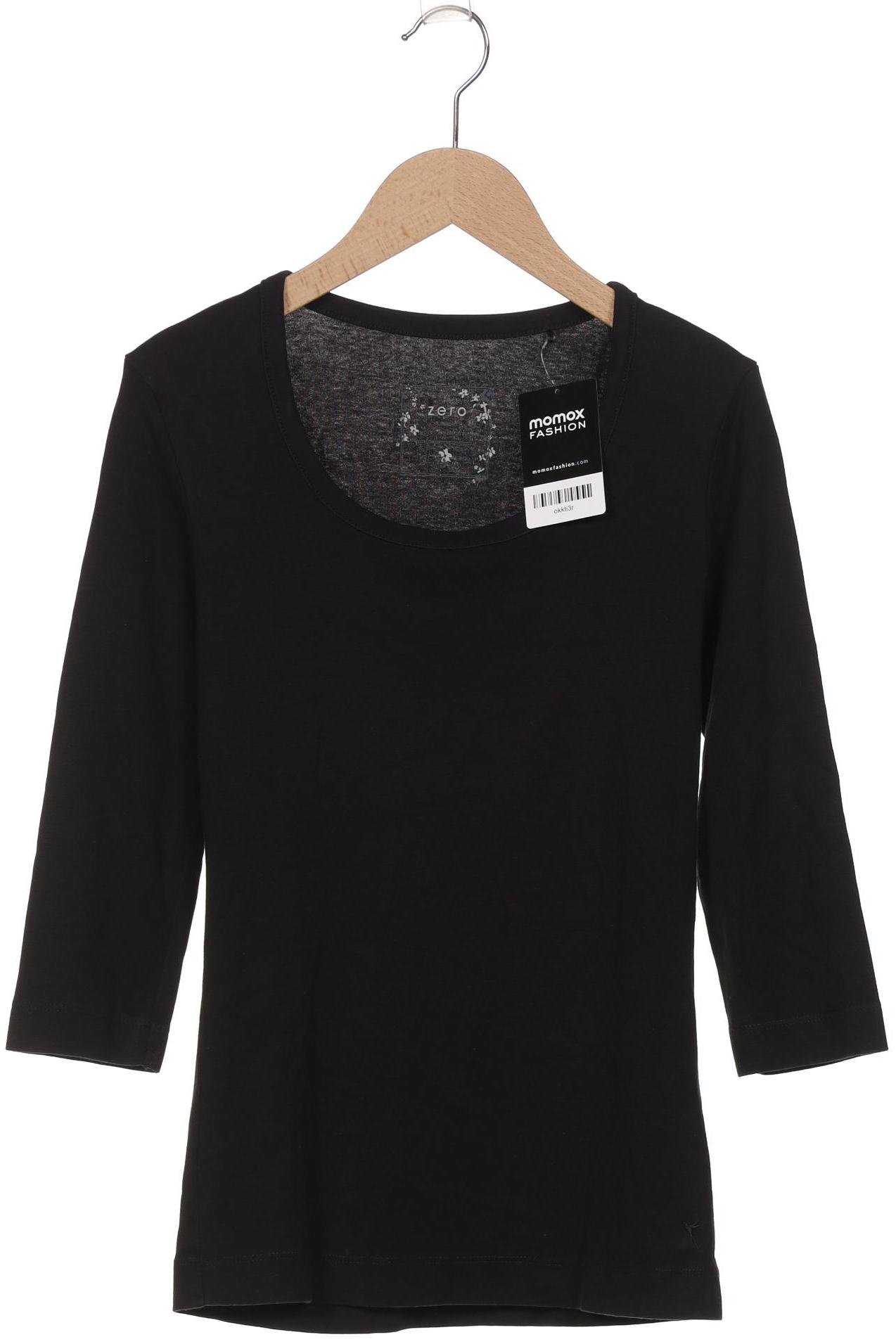 

Zero Damen Langarmshirt, schwarz, Gr. 38