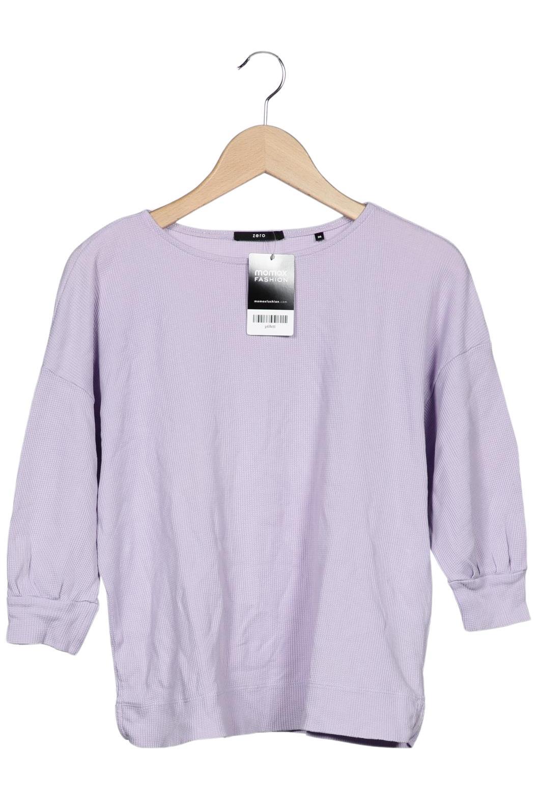 

Zero Damen Langarmshirt, flieder, Gr. 36