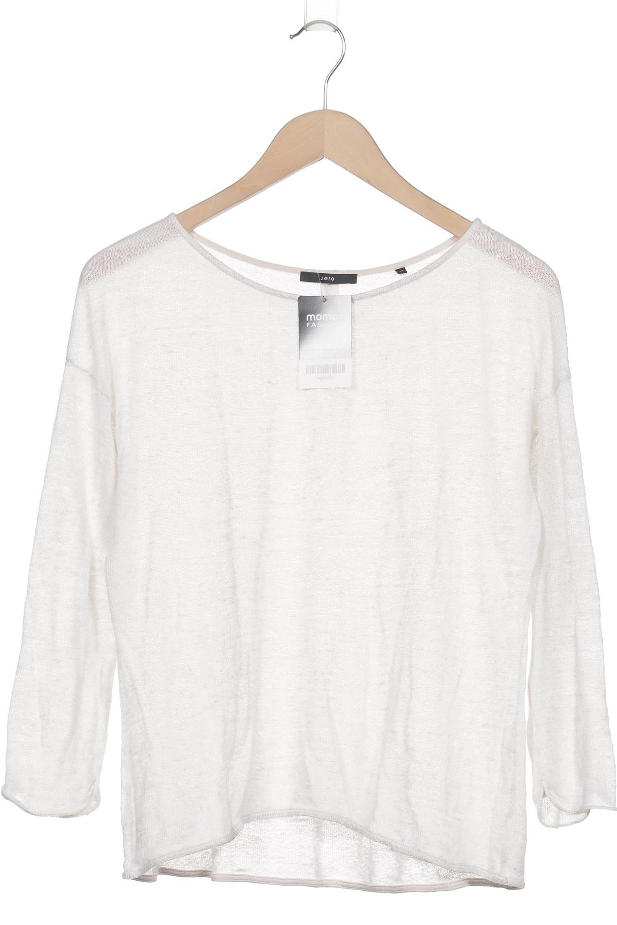 

Zero Damen Langarmshirt, weiß, Gr. 40