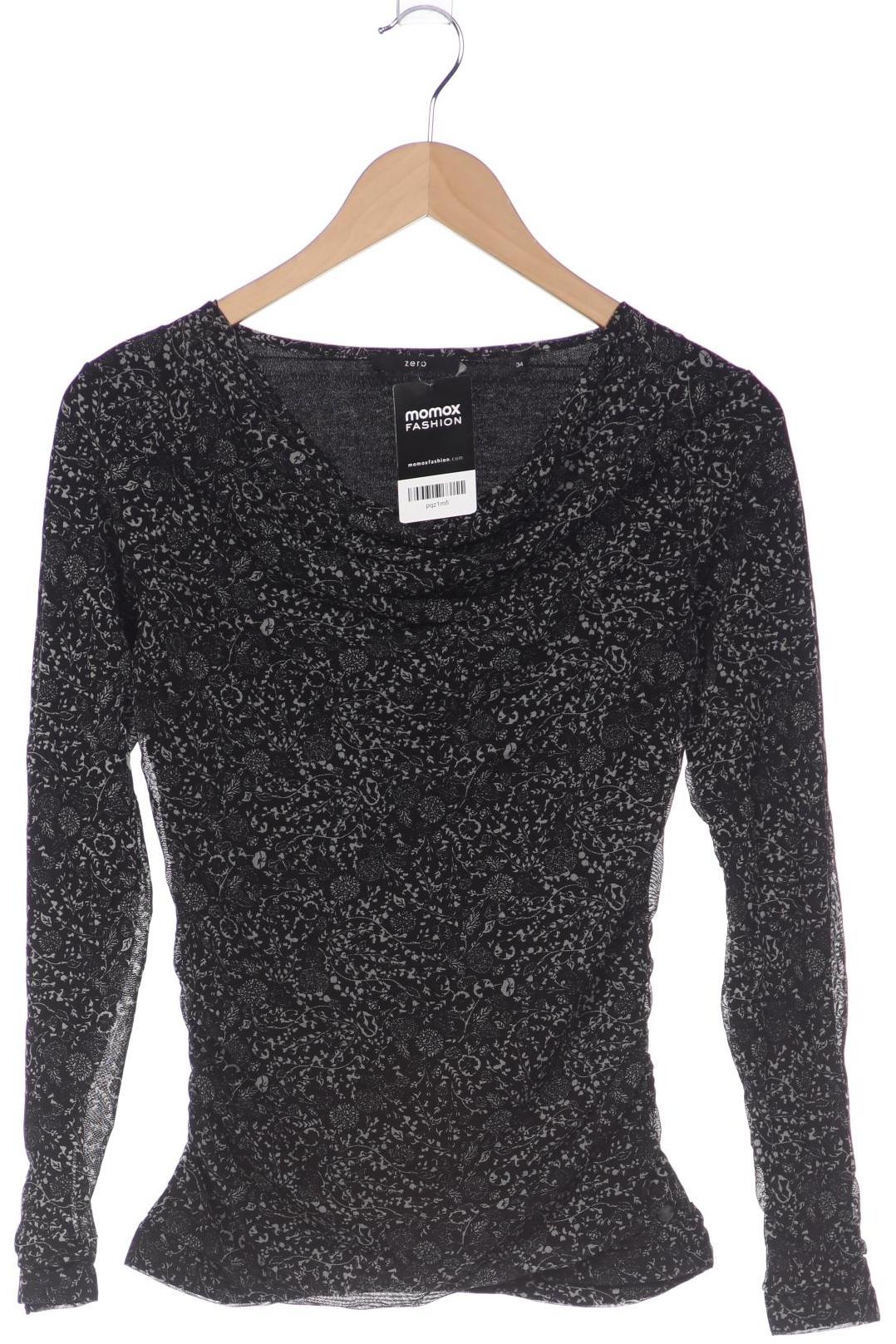 

Zero Damen Langarmshirt, grau, Gr. 34