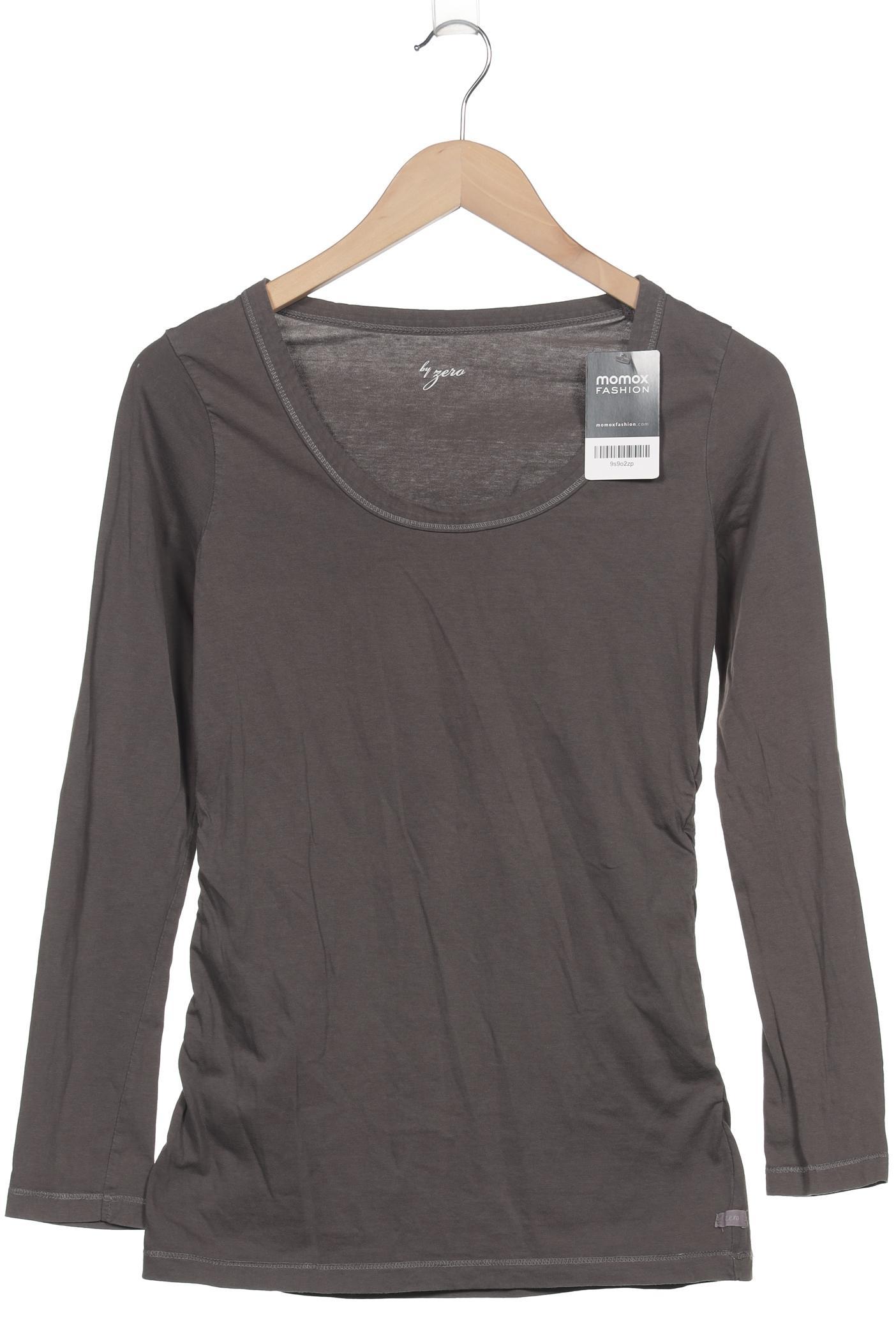 

Zero Damen Langarmshirt, grau, Gr. 38