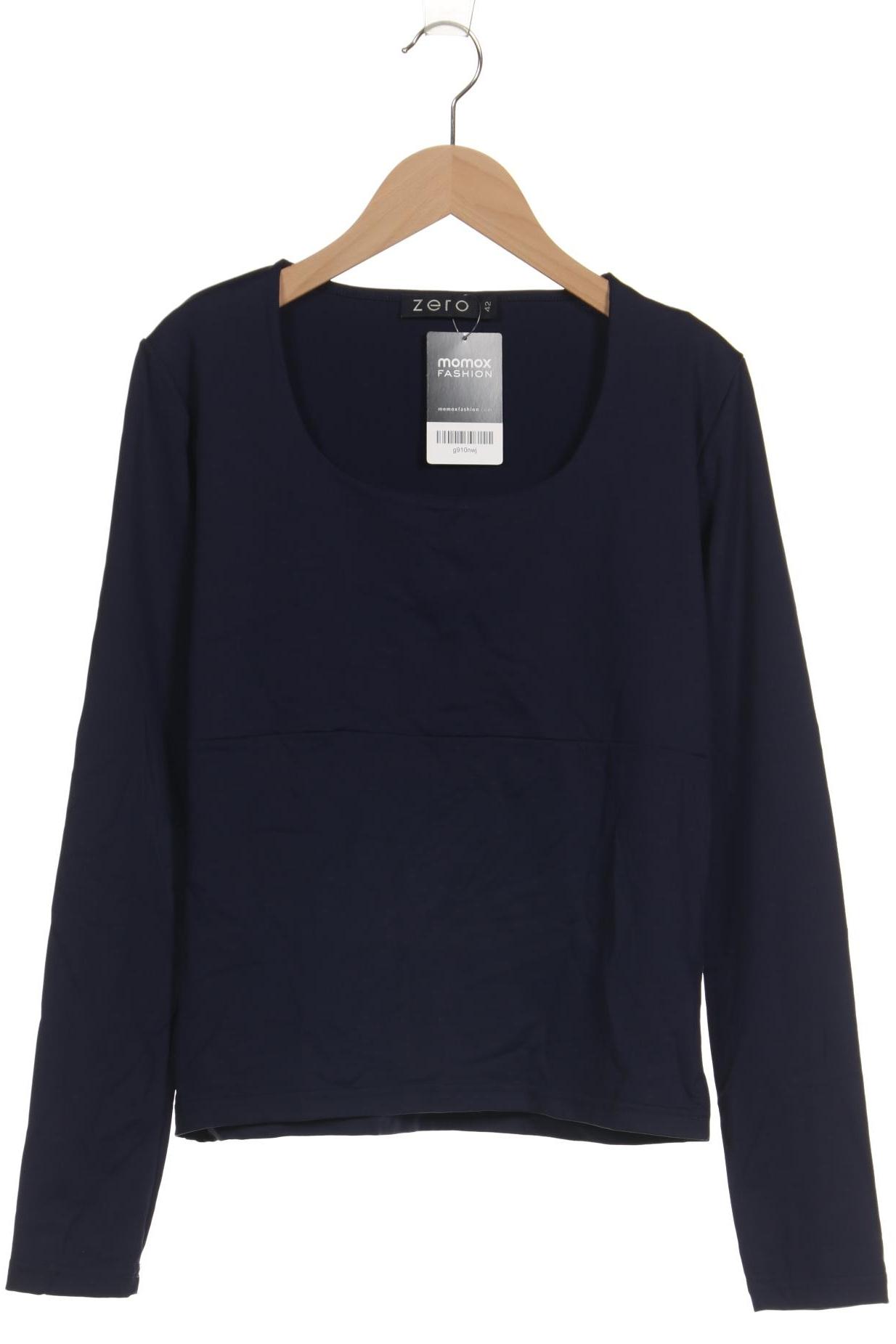 

Zero Damen Langarmshirt, marineblau, Gr. 42