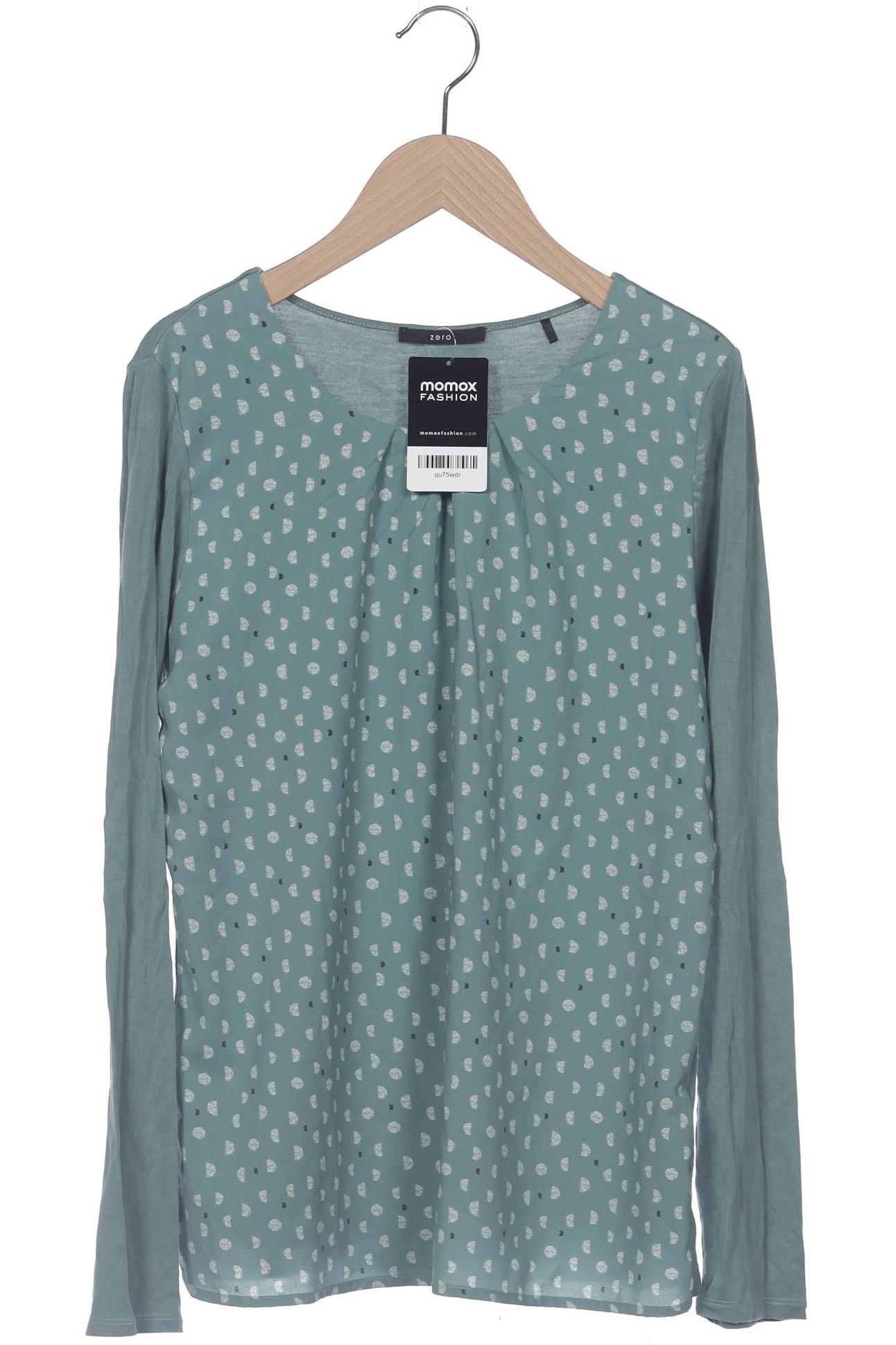 

Zero Damen Langarmshirt, türkis, Gr. 38