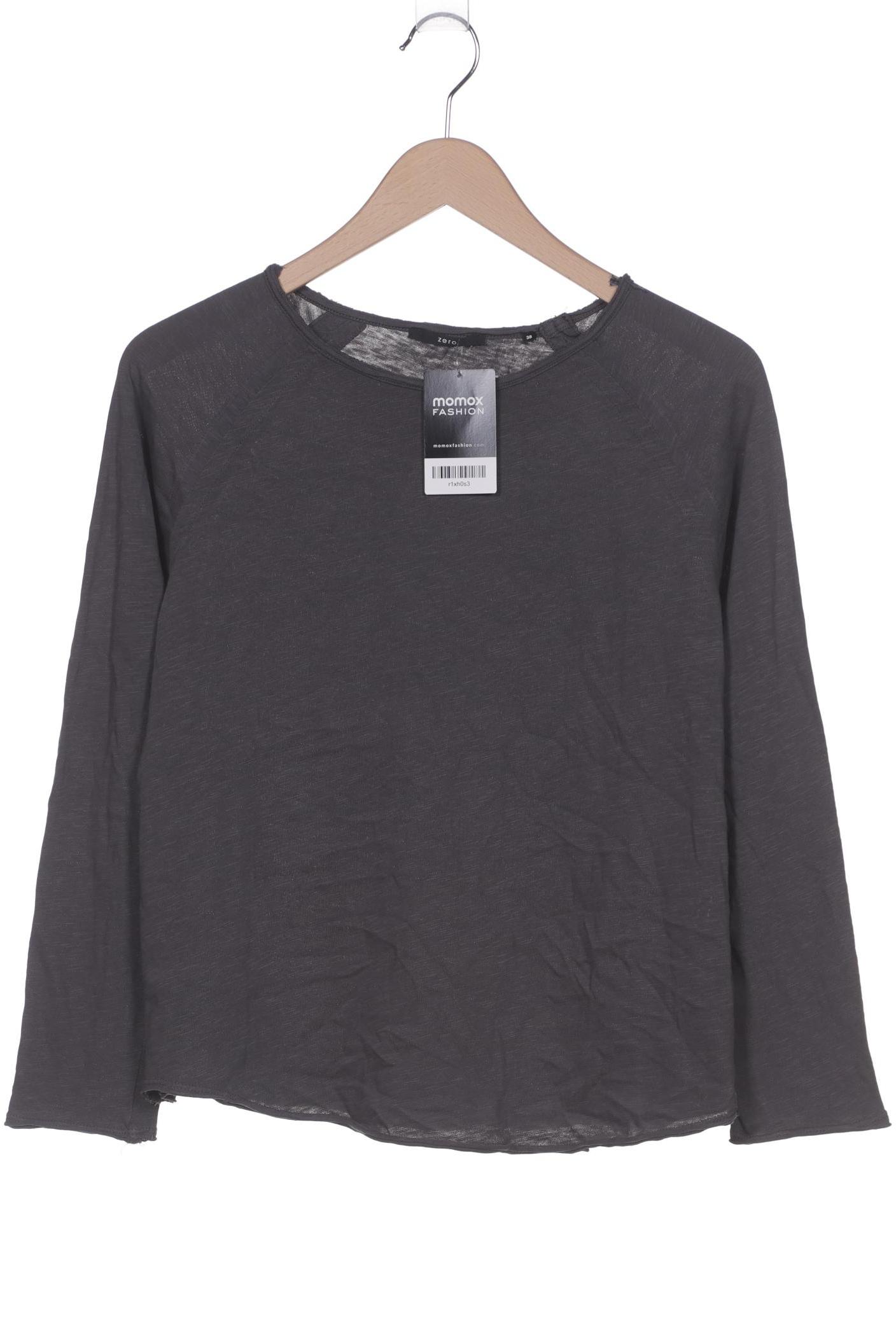

Zero Damen Langarmshirt, grau, Gr. 38