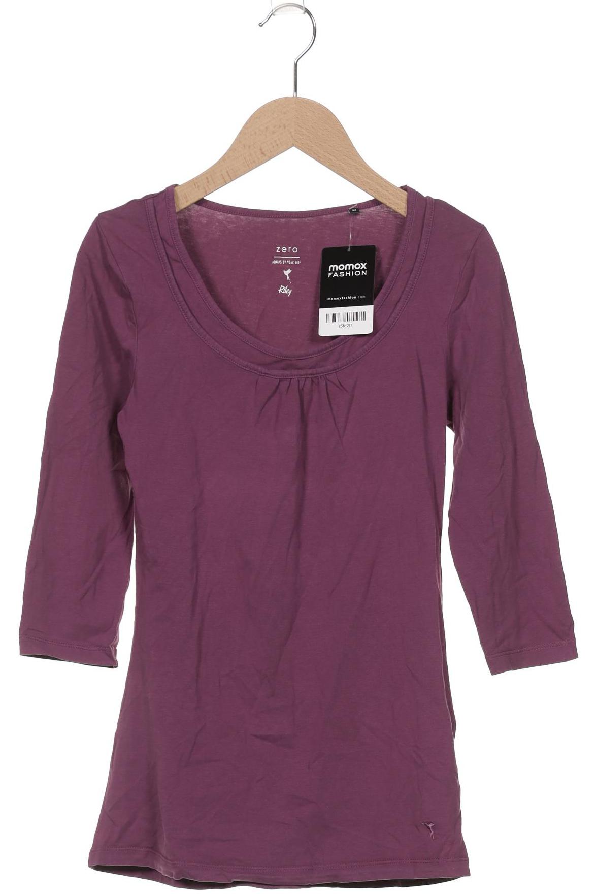 

Zero Damen Langarmshirt, flieder, Gr. 34