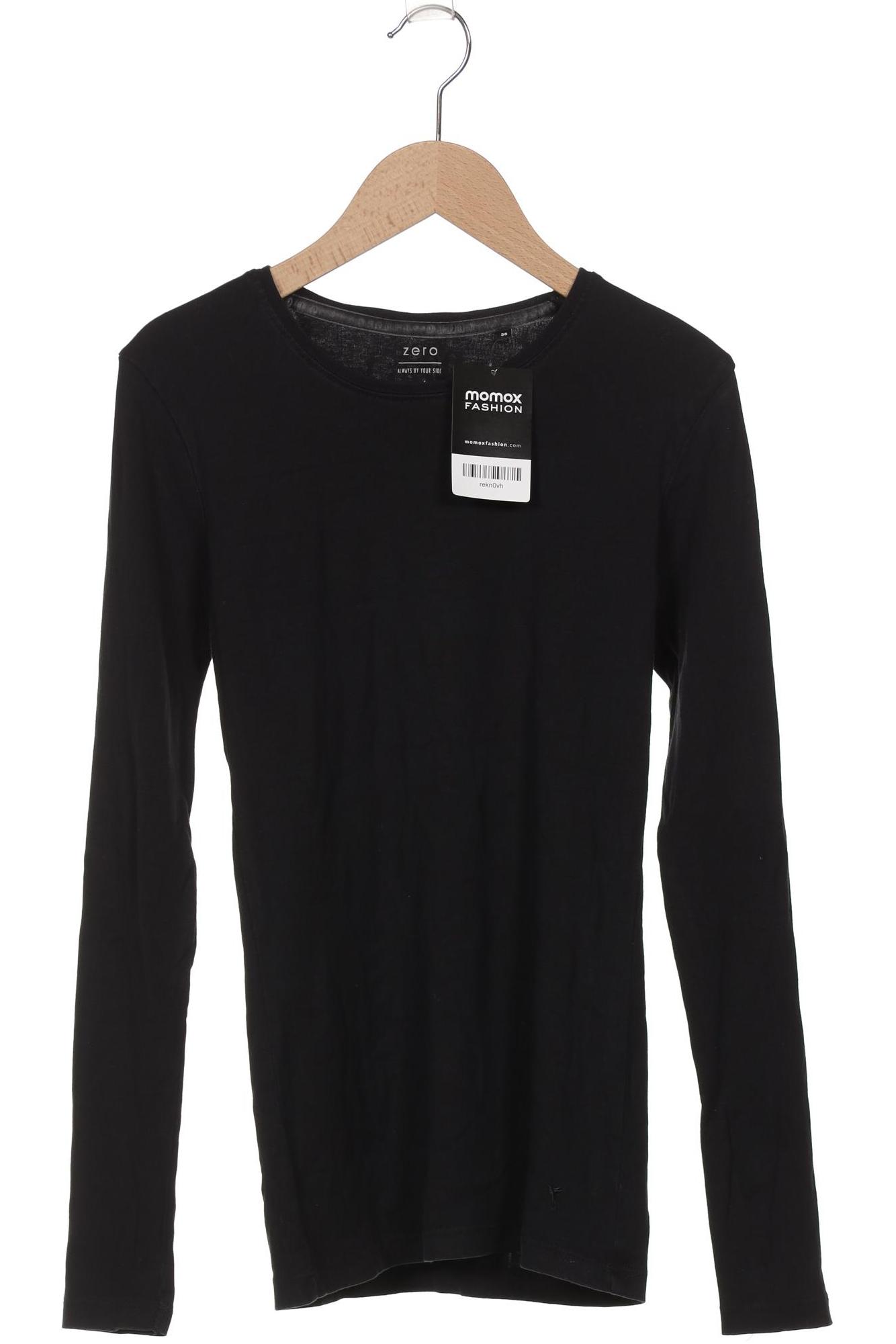 

Zero Damen Langarmshirt, schwarz, Gr. 36