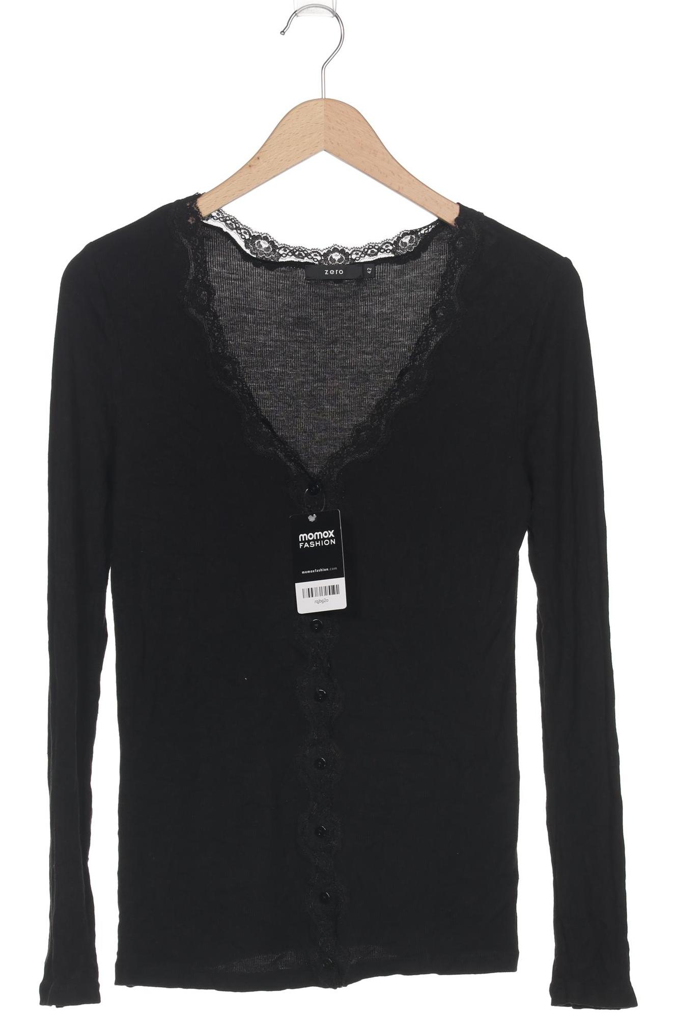 

Zero Damen Langarmshirt, schwarz, Gr. 42