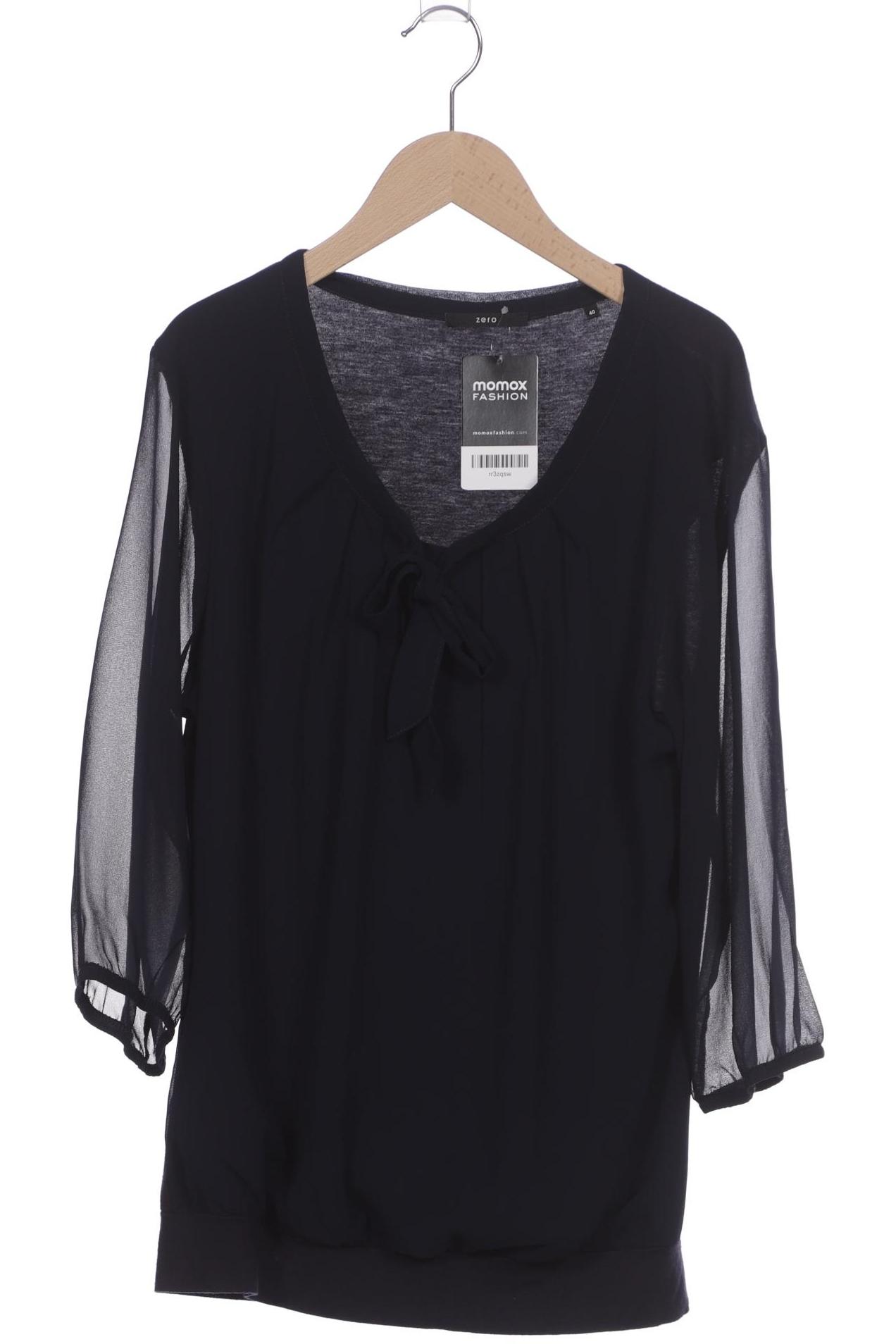 

Zero Damen Langarmshirt, marineblau, Gr. 40