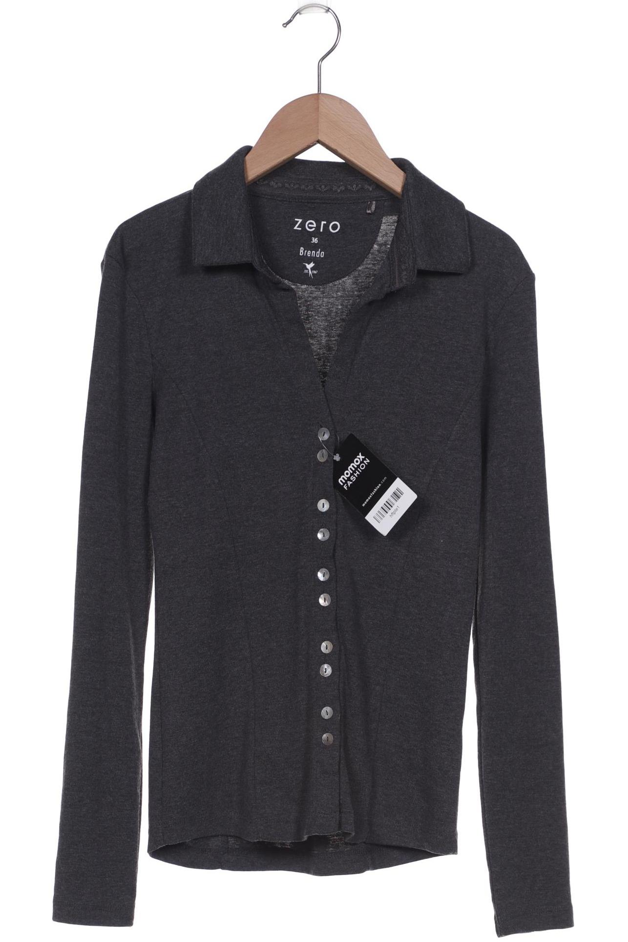 

Zero Damen Langarmshirt, grau, Gr. 36