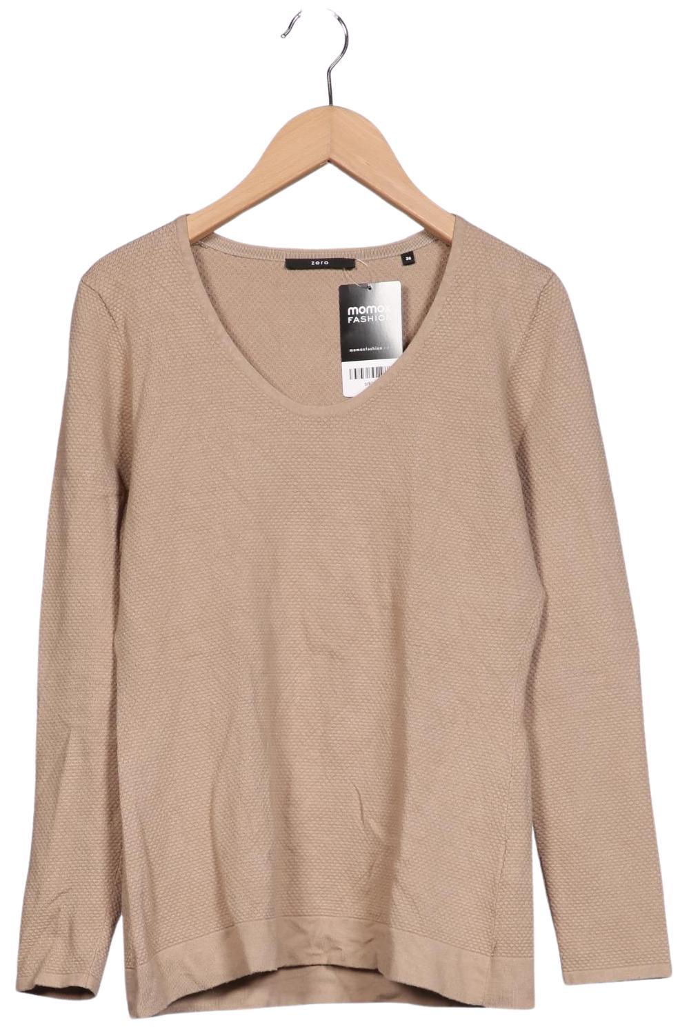

Zero Damen Langarmshirt, beige, Gr. 36