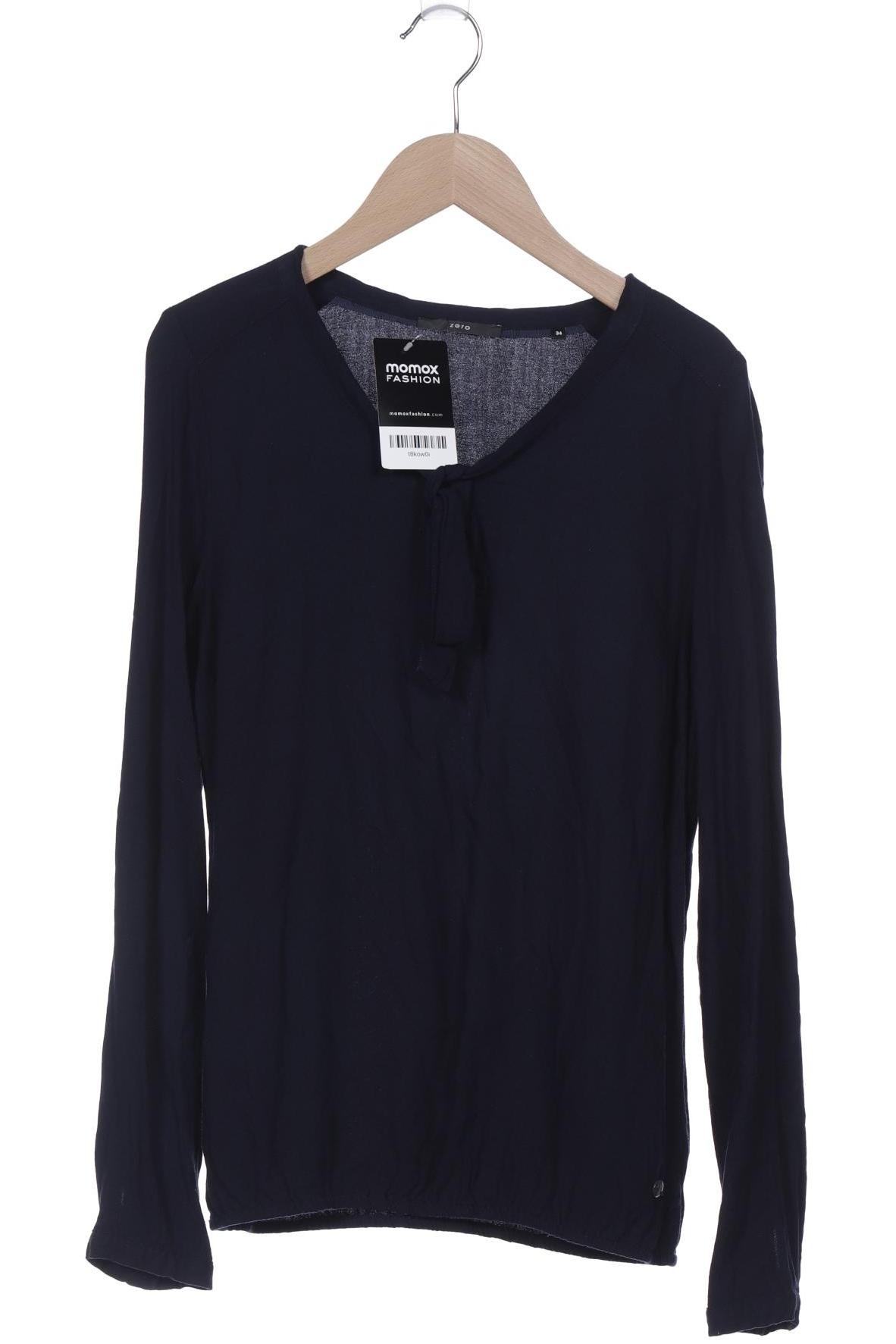 

Zero Damen Langarmshirt, marineblau, Gr. 34