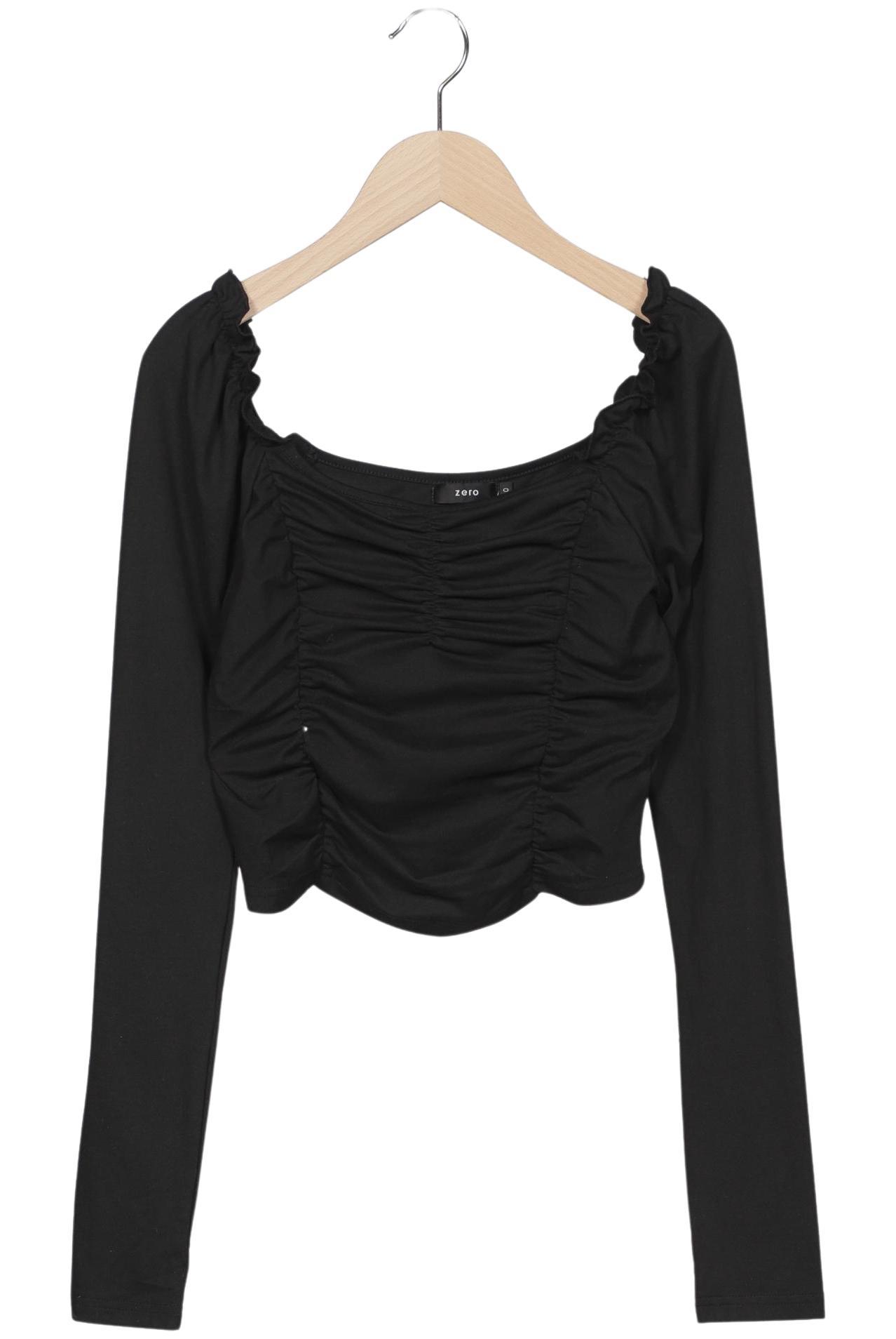 

Zero Damen Langarmshirt, schwarz, Gr. 40