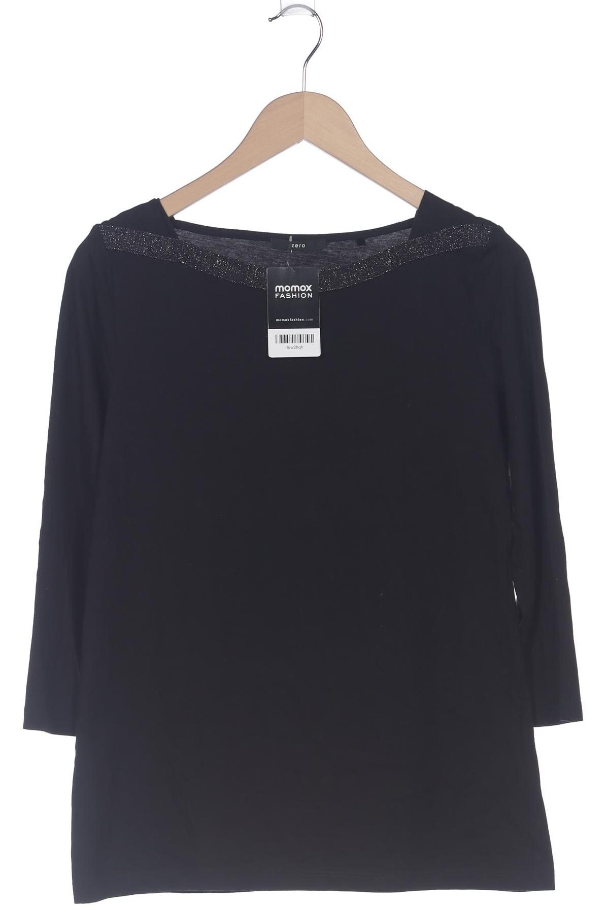 

Zero Damen Langarmshirt, schwarz, Gr. 40