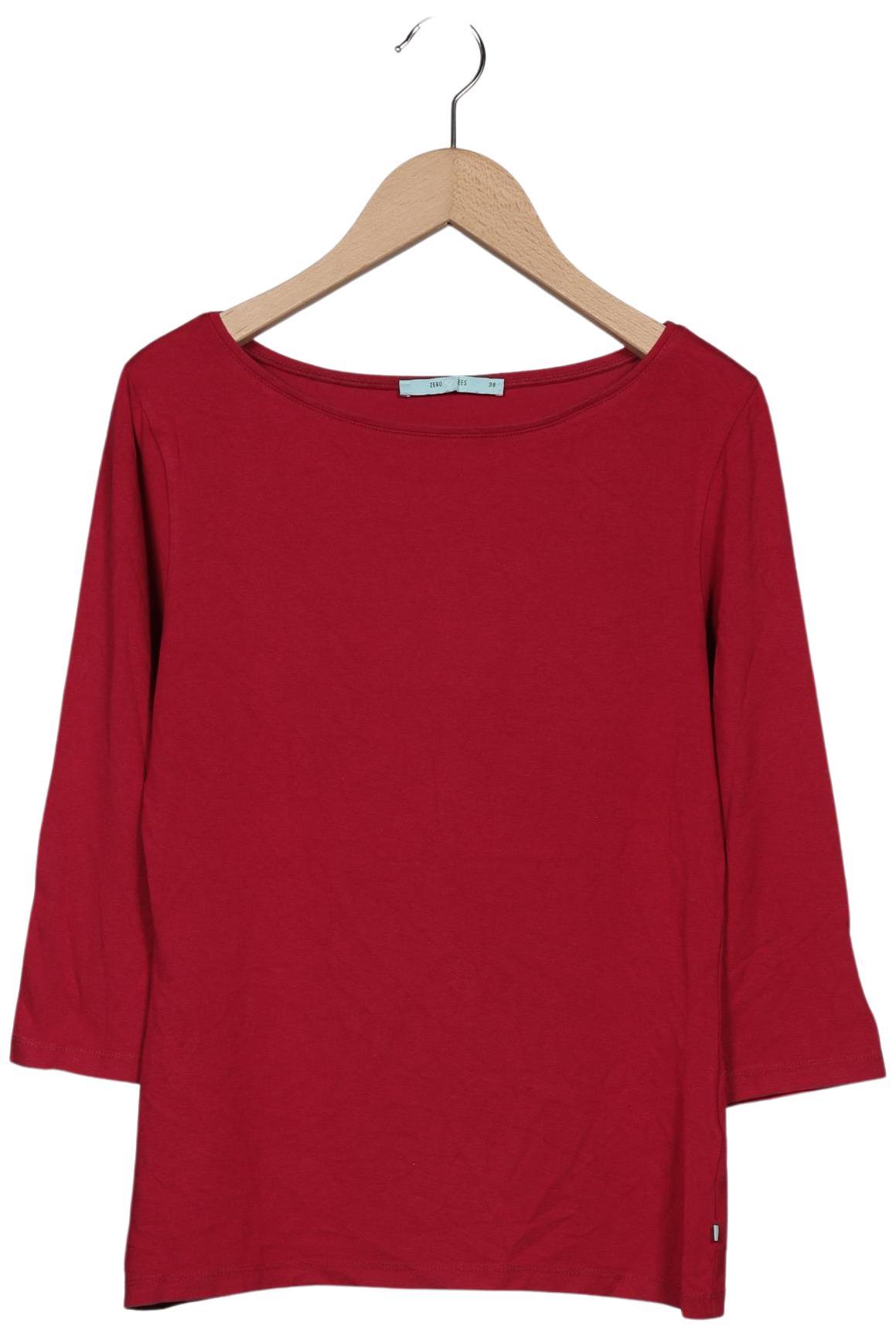 

Zero Damen Langarmshirt, rot, Gr. 38