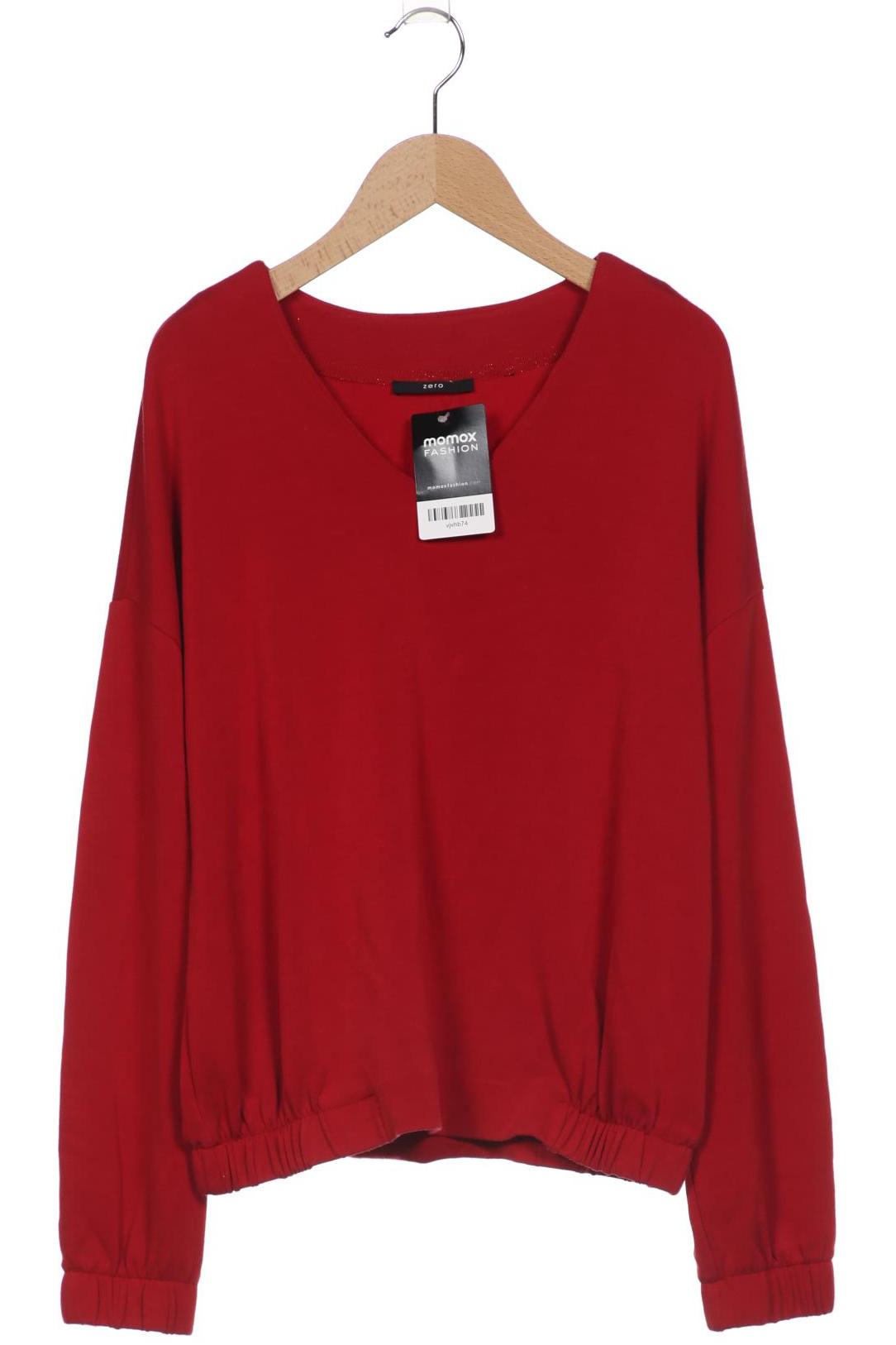 

Zero Damen Langarmshirt, rot, Gr. 44