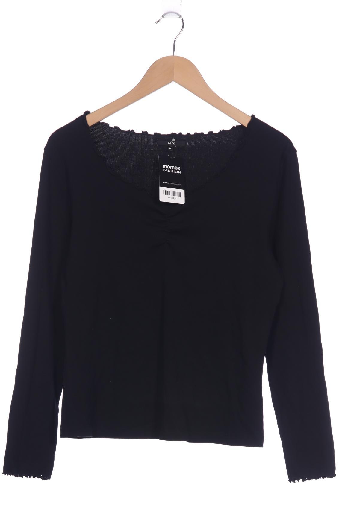 

Zero Damen Langarmshirt, schwarz, Gr. 44