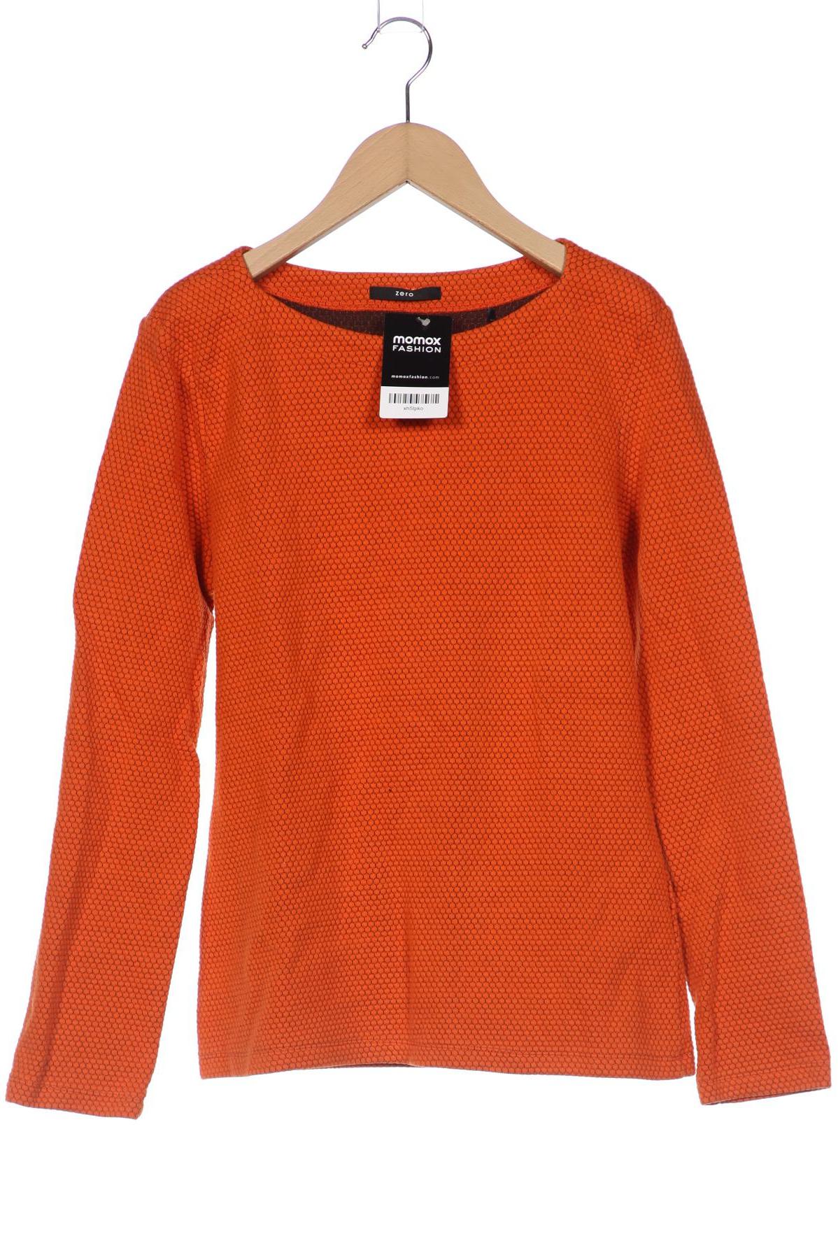 

Zero Damen Langarmshirt, orange, Gr. 40