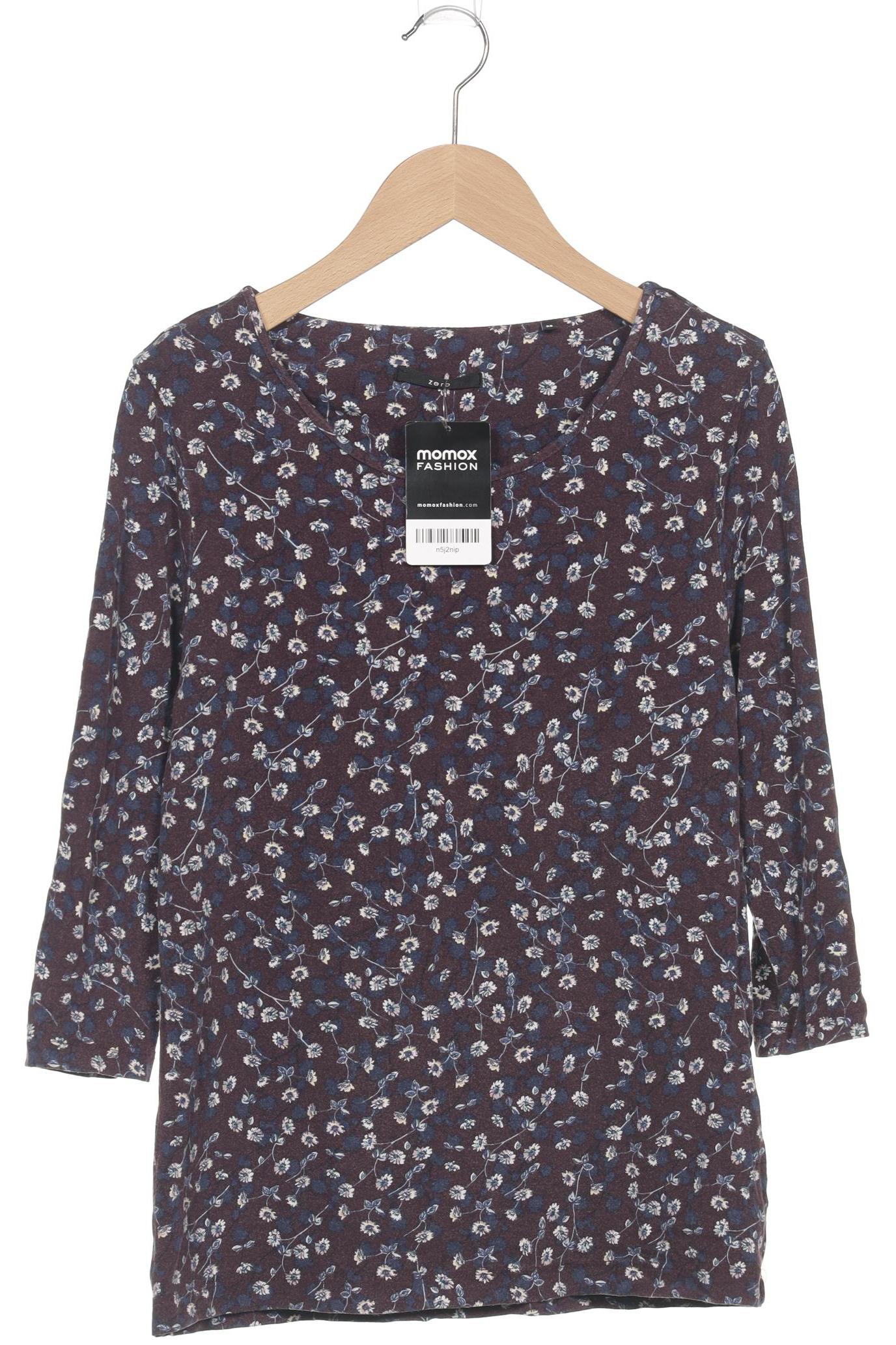 

Zero Damen Langarmshirt, bordeaux, Gr. 38