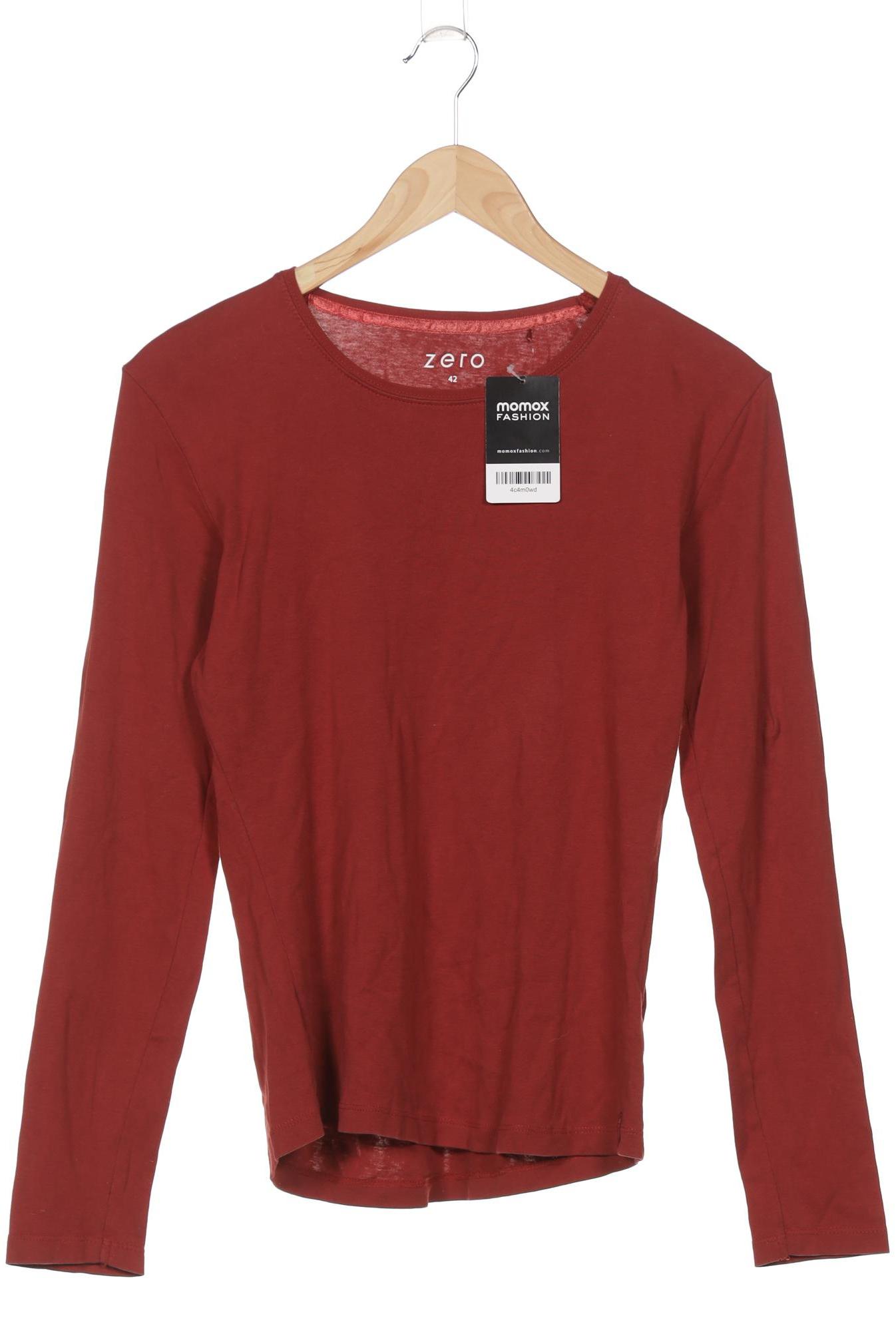 

Zero Damen Langarmshirt, rot, Gr. 42