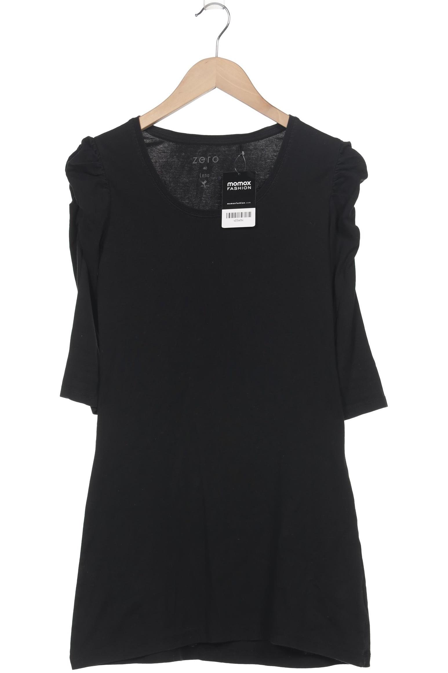 

Zero Damen Langarmshirt, schwarz, Gr. 40