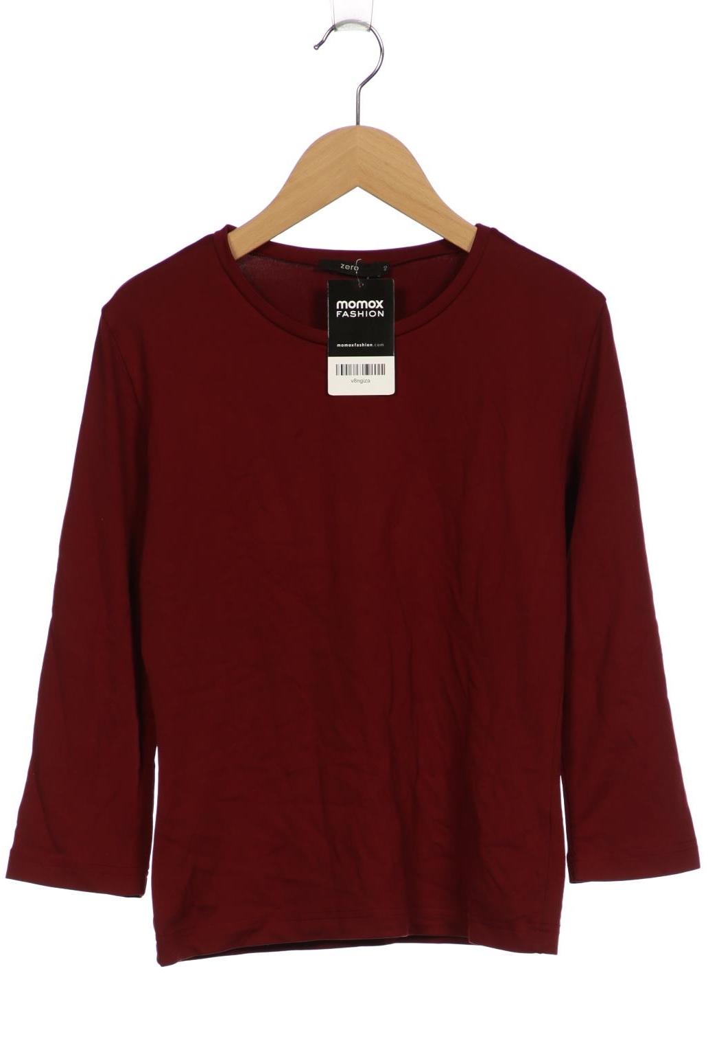 

Zero Damen Langarmshirt, bordeaux, Gr. 40