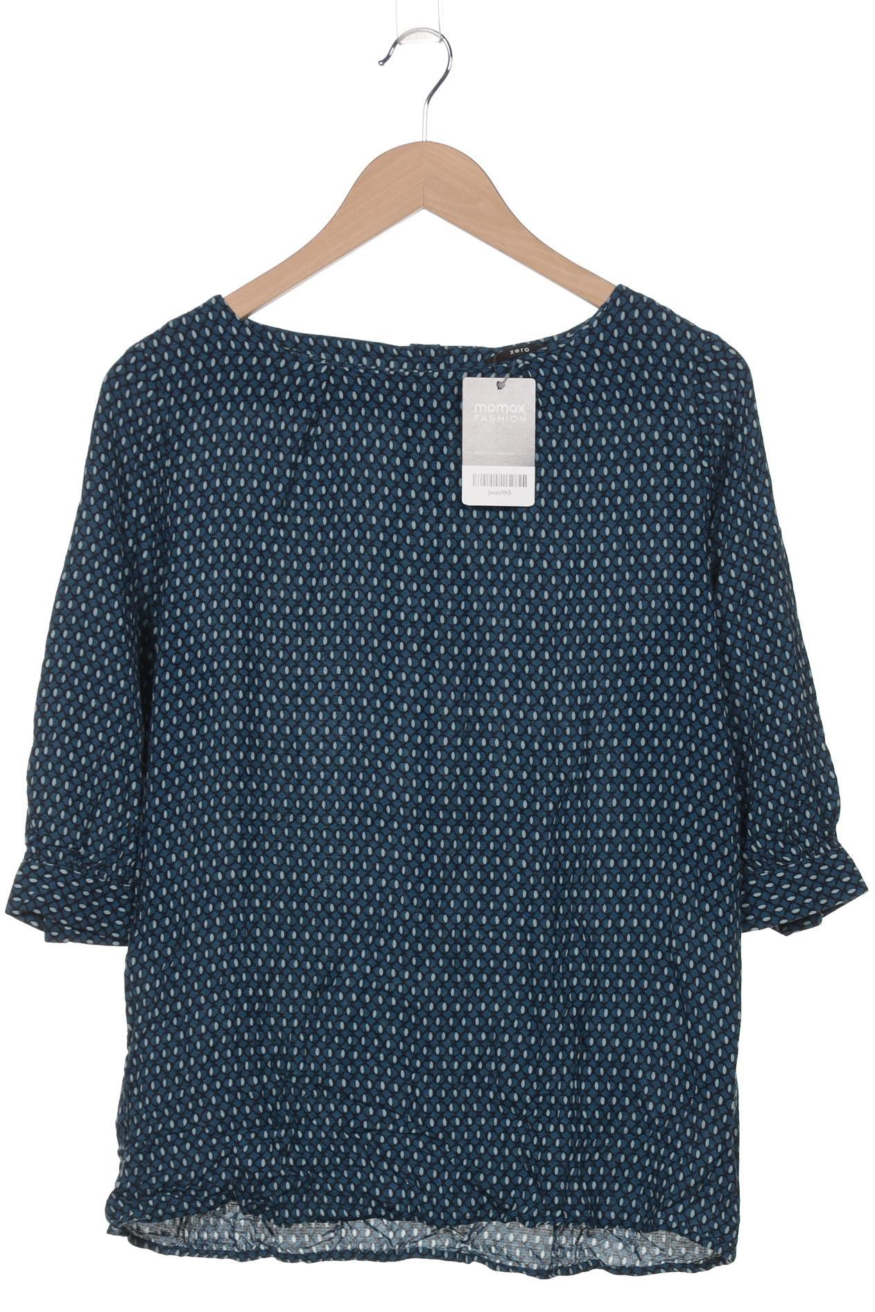 

Zero Damen Langarmshirt, blau, Gr. 38