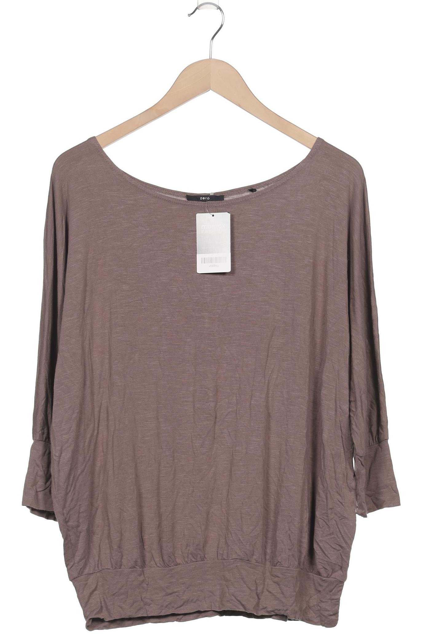 

Zero Damen Langarmshirt, braun, Gr. 44