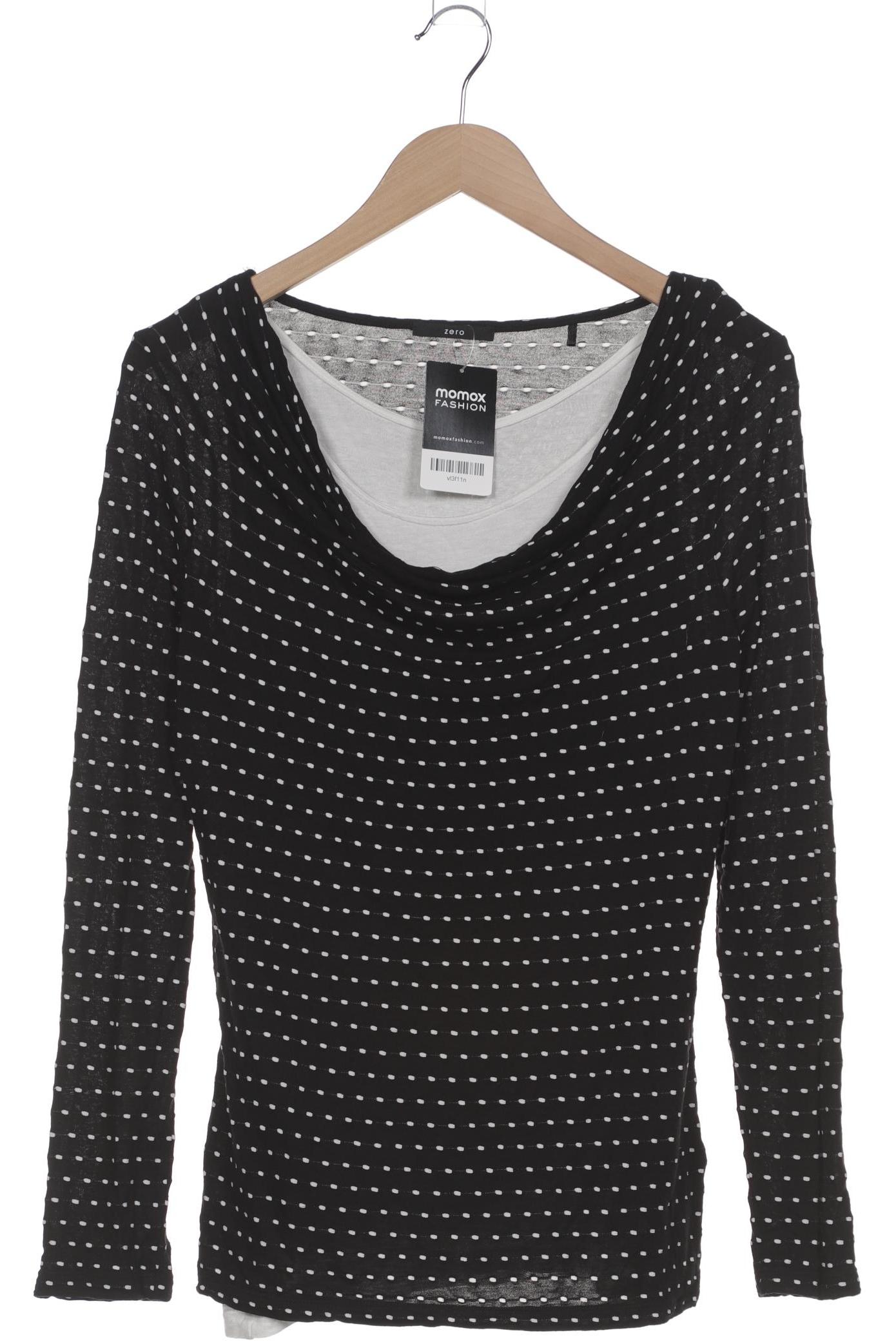 

Zero Damen Langarmshirt, schwarz, Gr. 40
