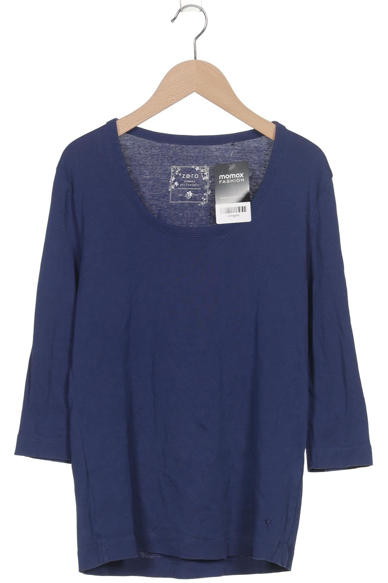 

Zero Damen Langarmshirt, marineblau, Gr. 44