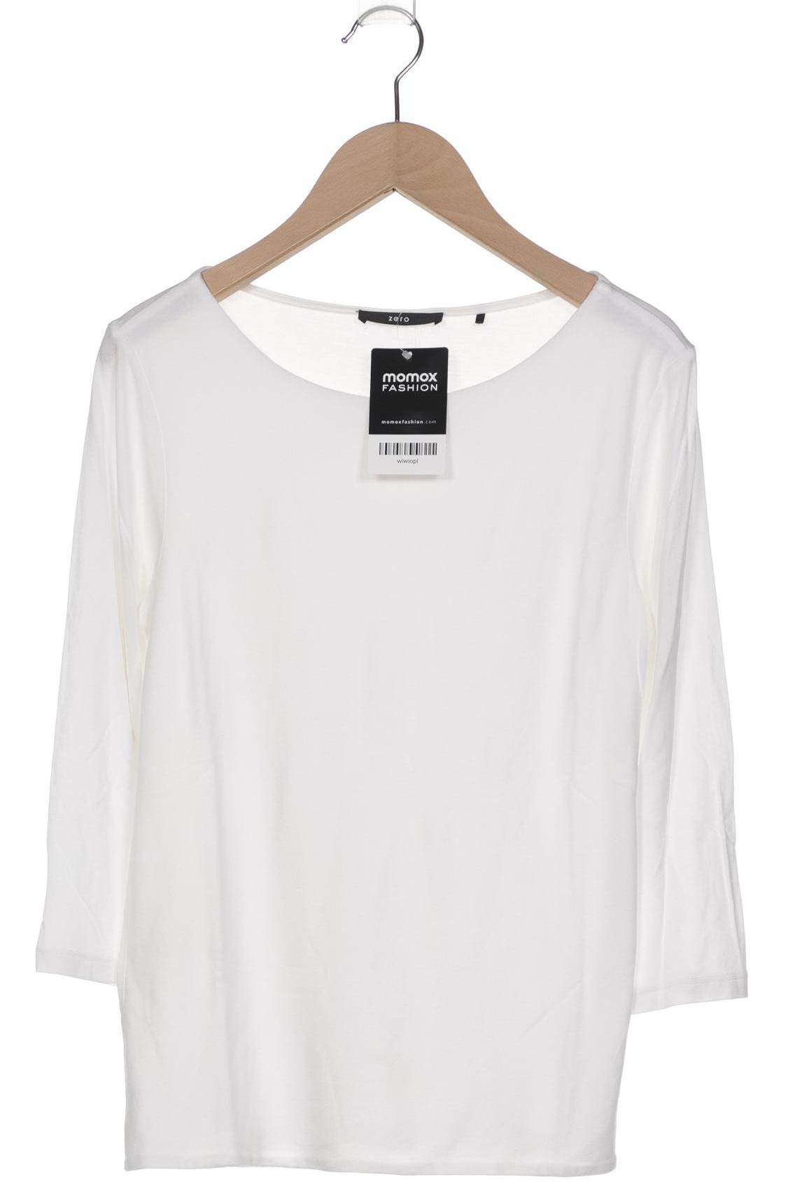 

Zero Damen Langarmshirt, weiß, Gr. 36