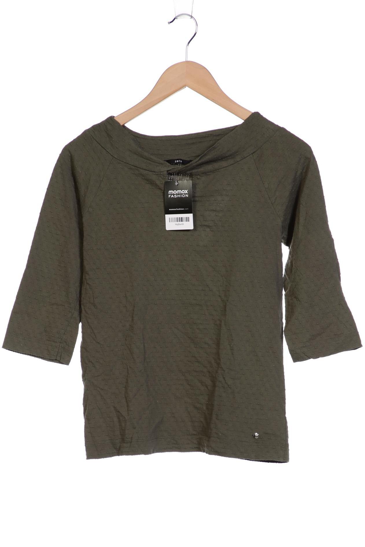

Zero Damen Langarmshirt, grün, Gr. 40