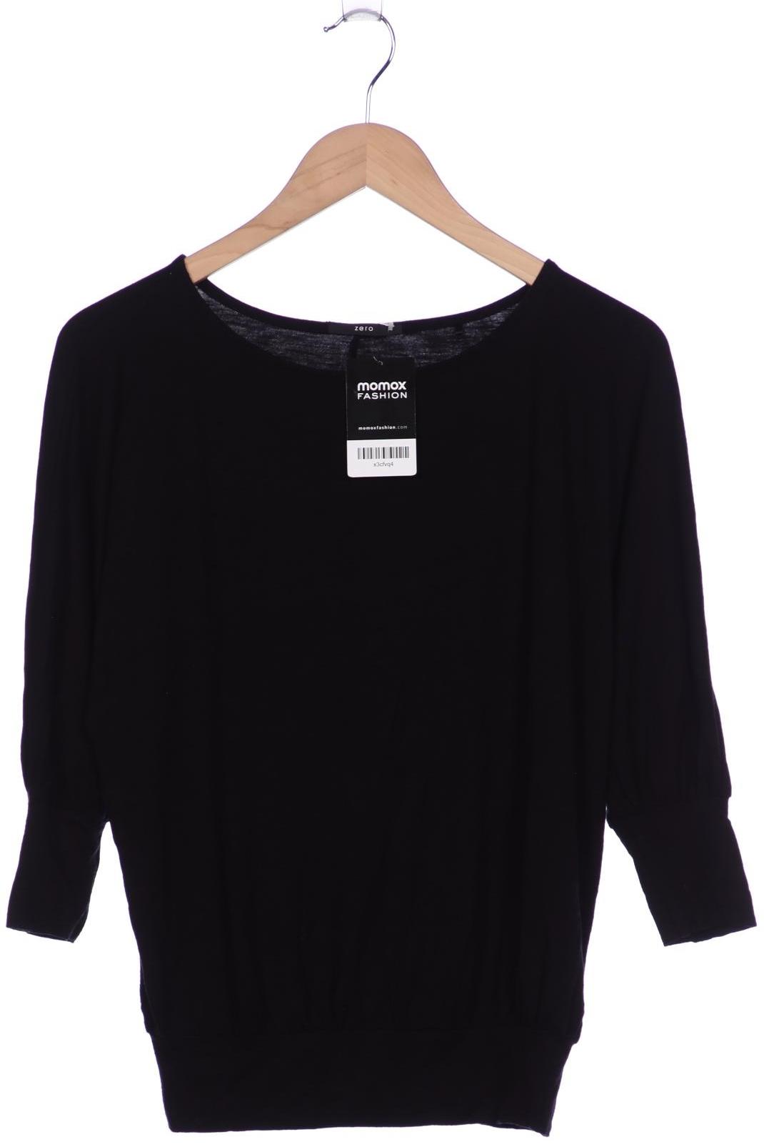 

Zero Damen Langarmshirt, schwarz, Gr. 34