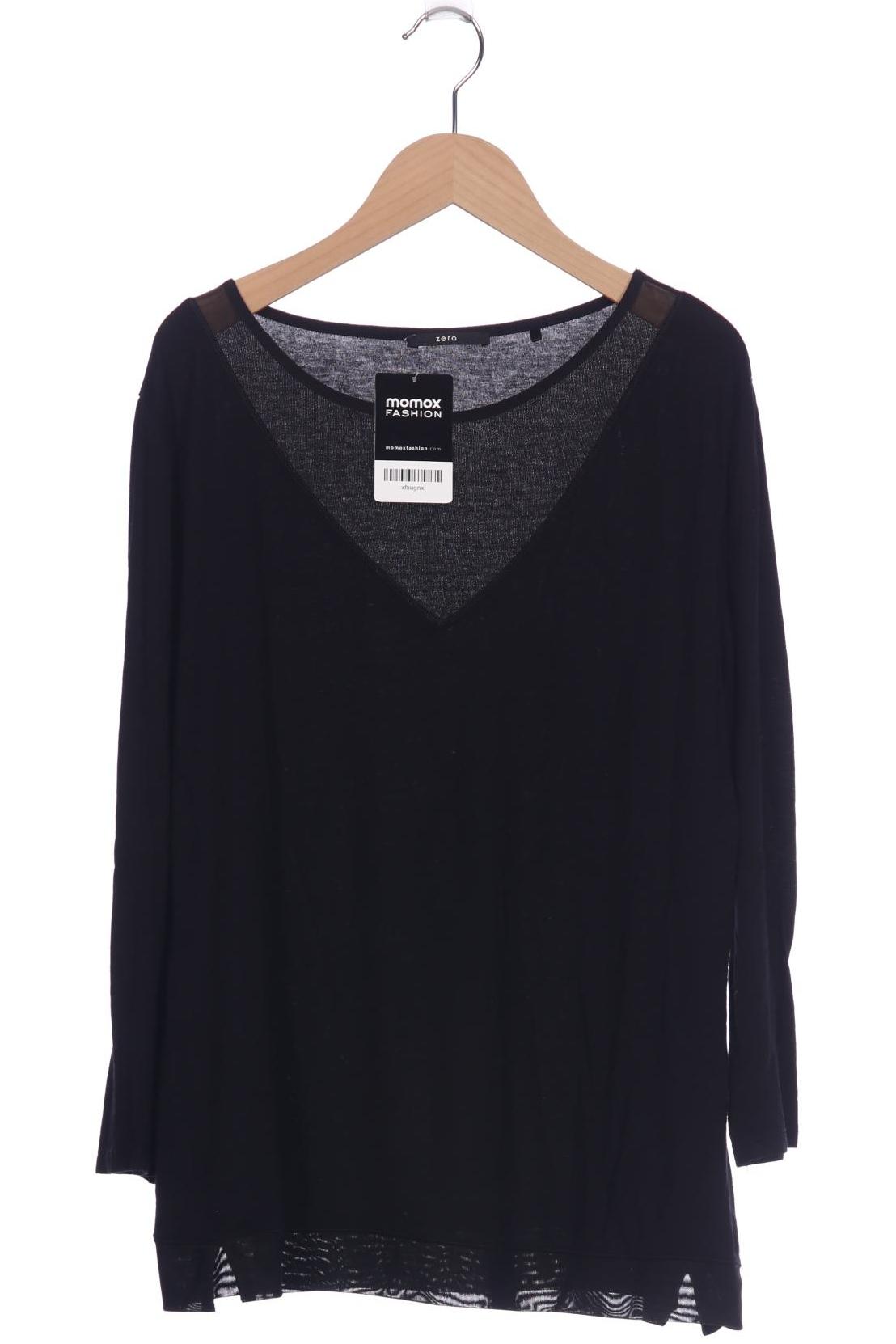 

Zero Damen Langarmshirt, schwarz, Gr. 44