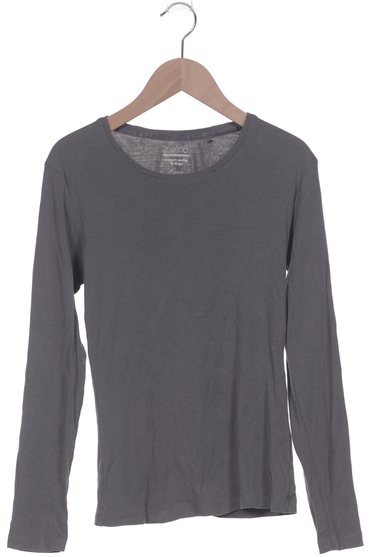 

Zero Damen Langarmshirt, grau, Gr. 38