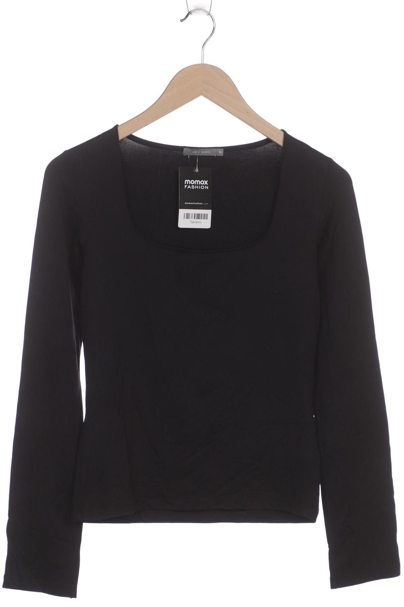 

Zero Damen Langarmshirt, schwarz, Gr. 38