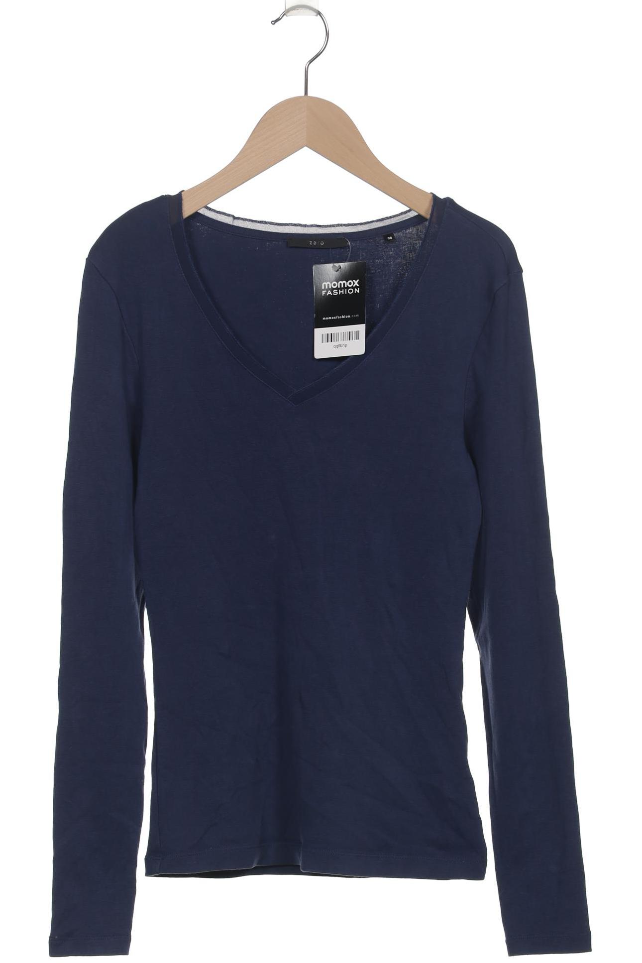 

Zero Damen Langarmshirt, marineblau, Gr. 38
