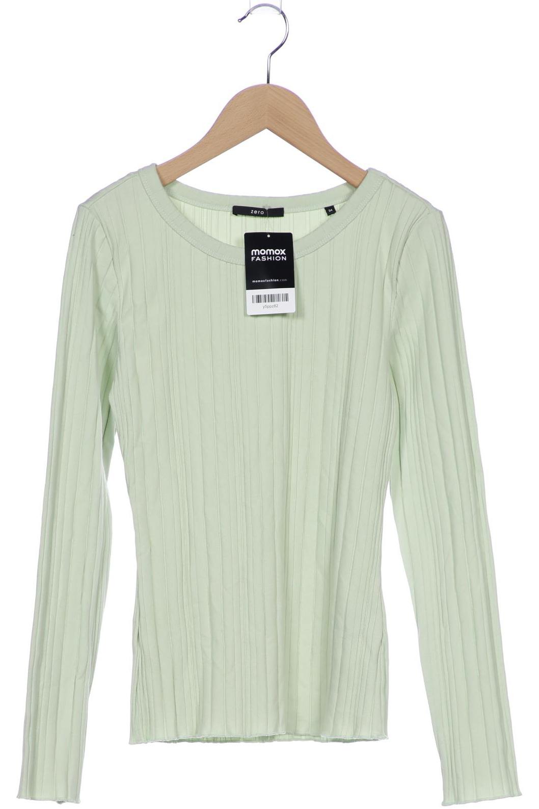 

Zero Damen Langarmshirt, hellgrün, Gr. 34