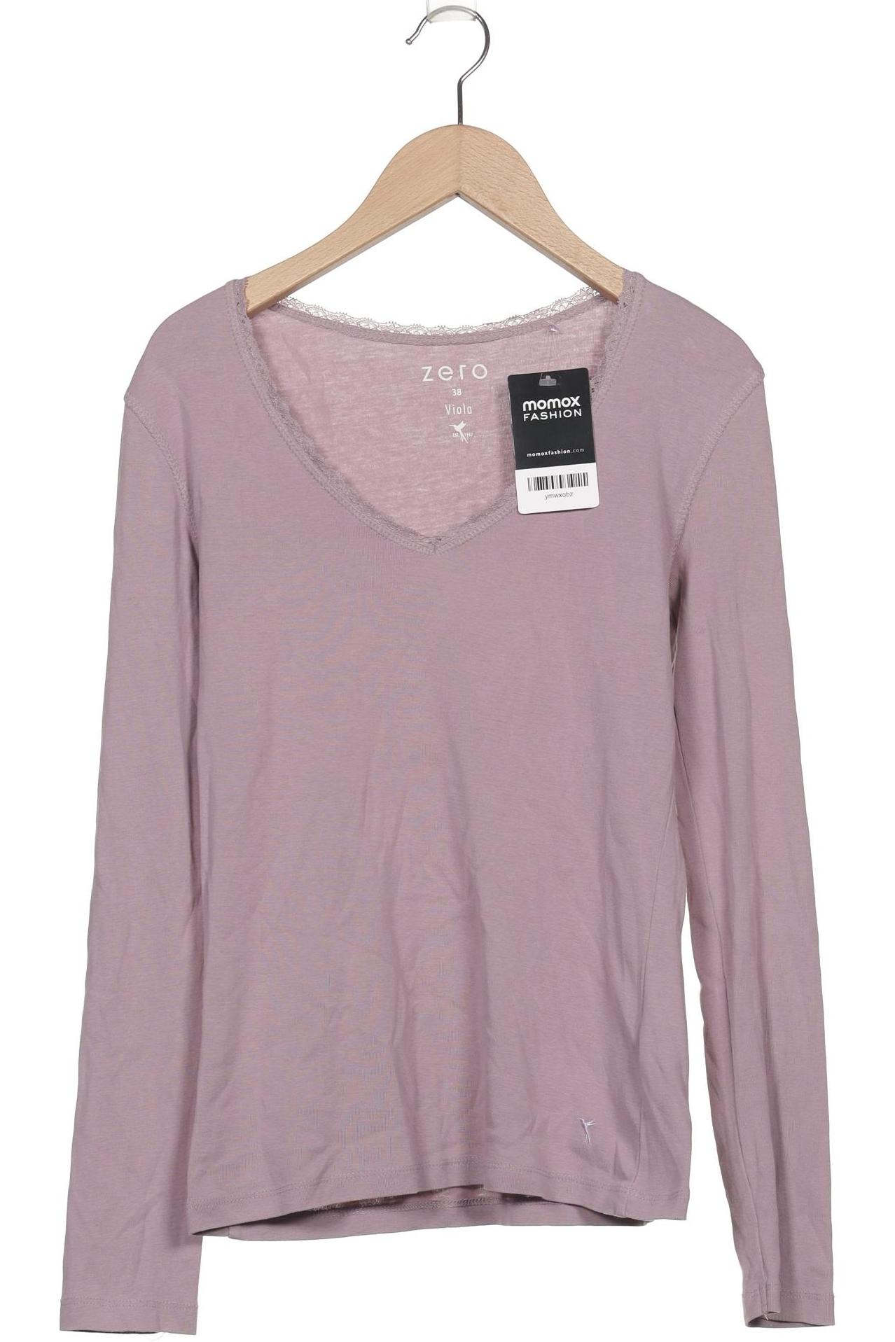 

Zero Damen Langarmshirt, flieder, Gr. 38