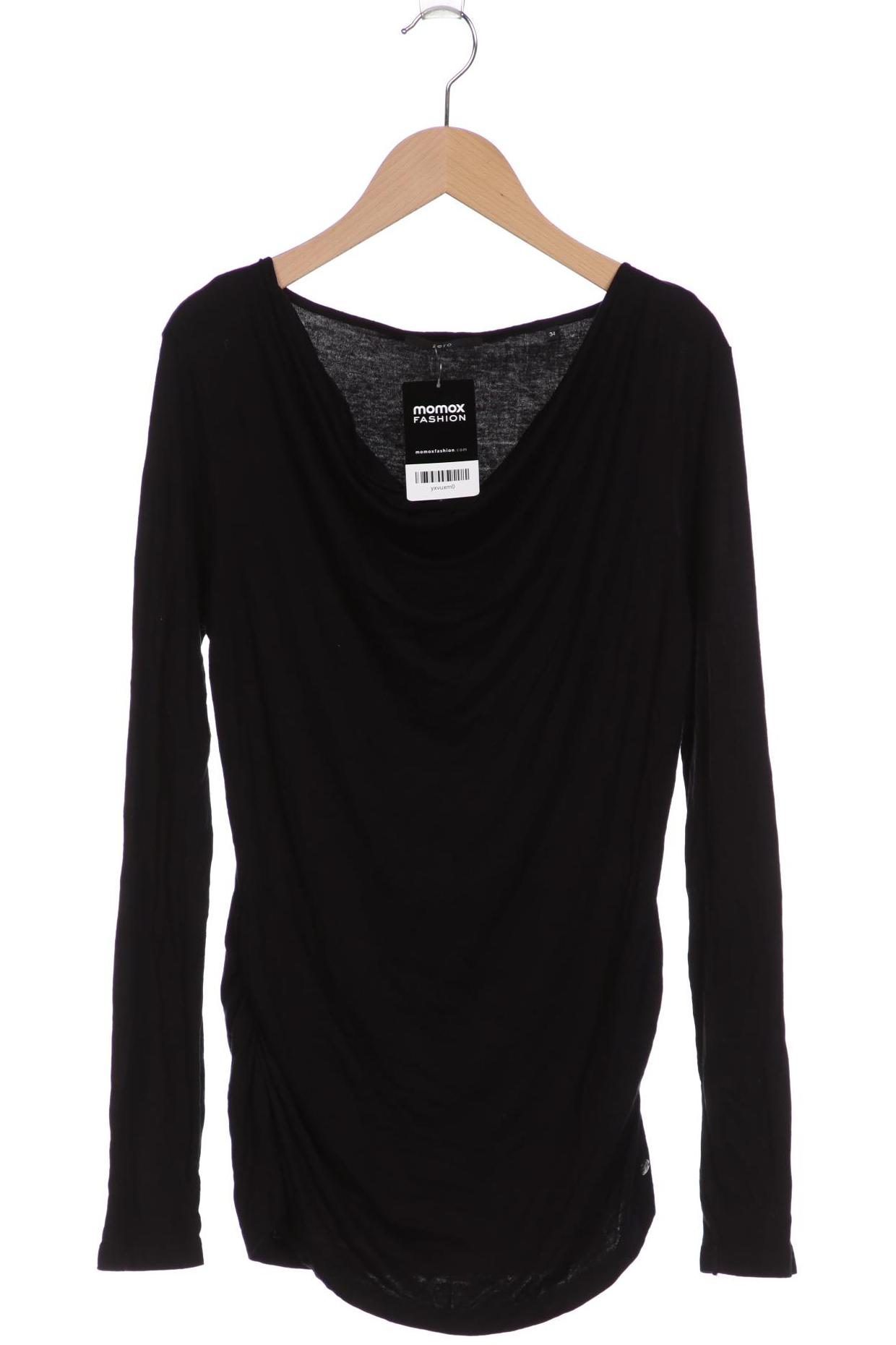 

Zero Damen Langarmshirt, schwarz, Gr. 34