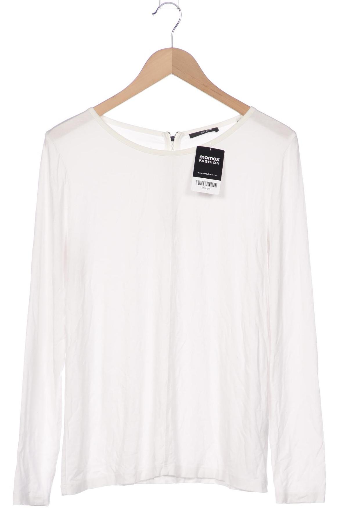 

Zero Damen Langarmshirt, weiß, Gr. 42