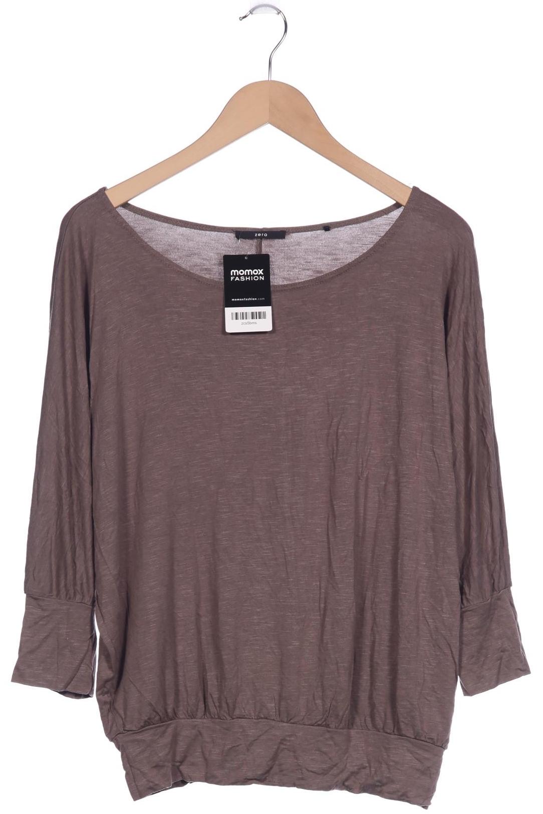 

Zero Damen Langarmshirt, grau, Gr. 40