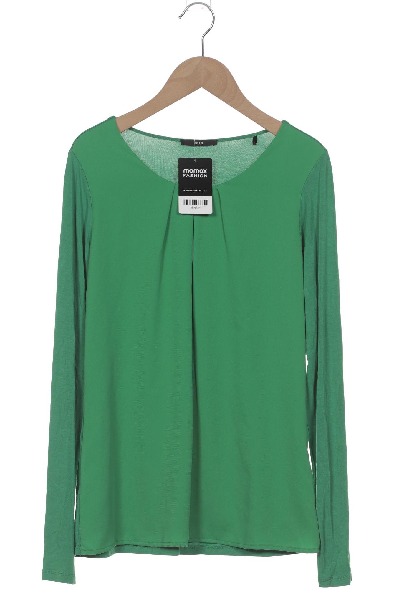 

Zero Damen Langarmshirt, grün, Gr. 36