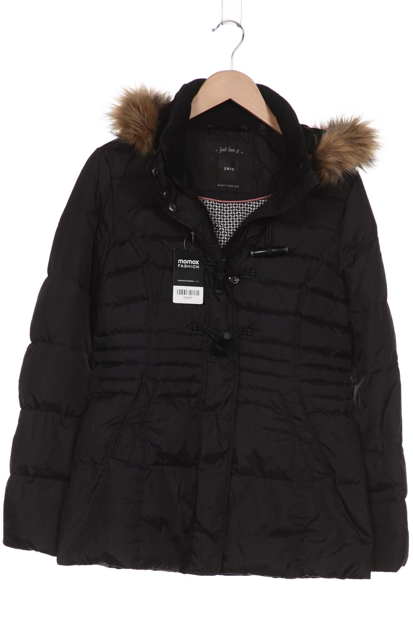 

ZERO Damen Mantel, schwarz