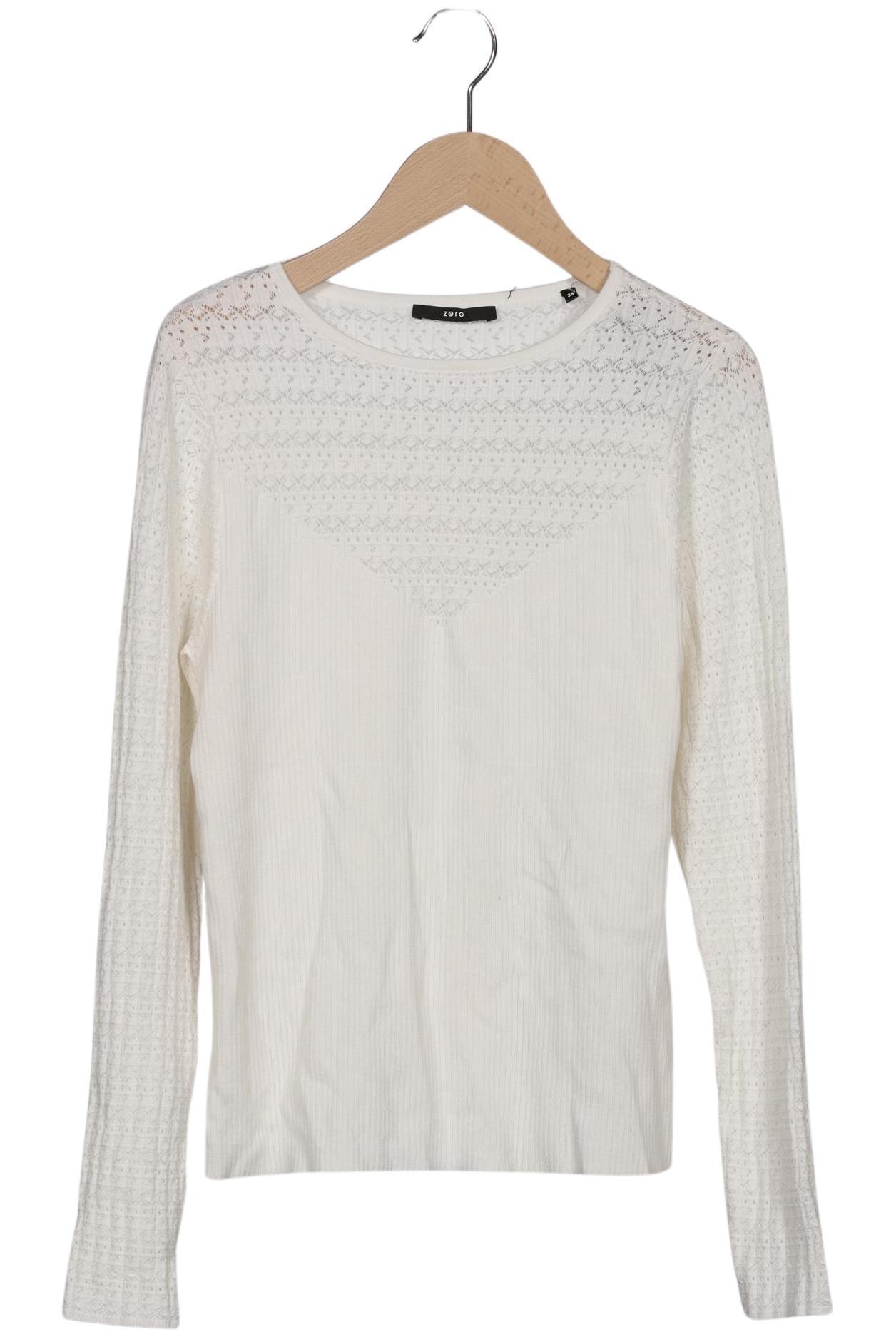 

Zero Damen Pullover, weiß, Gr. 38